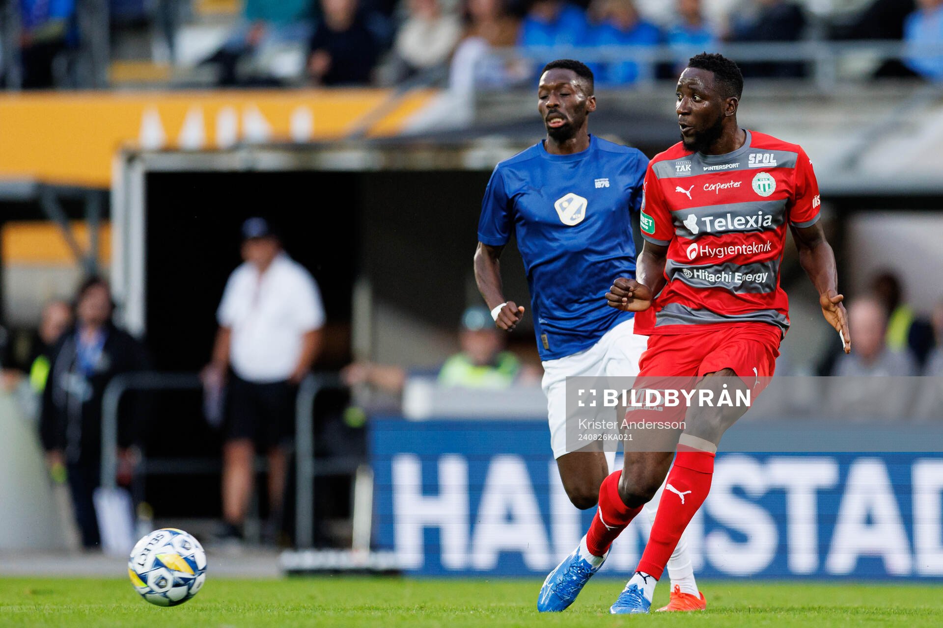 Halmstads Blair Sebastian Turgott och Västerås Frederic