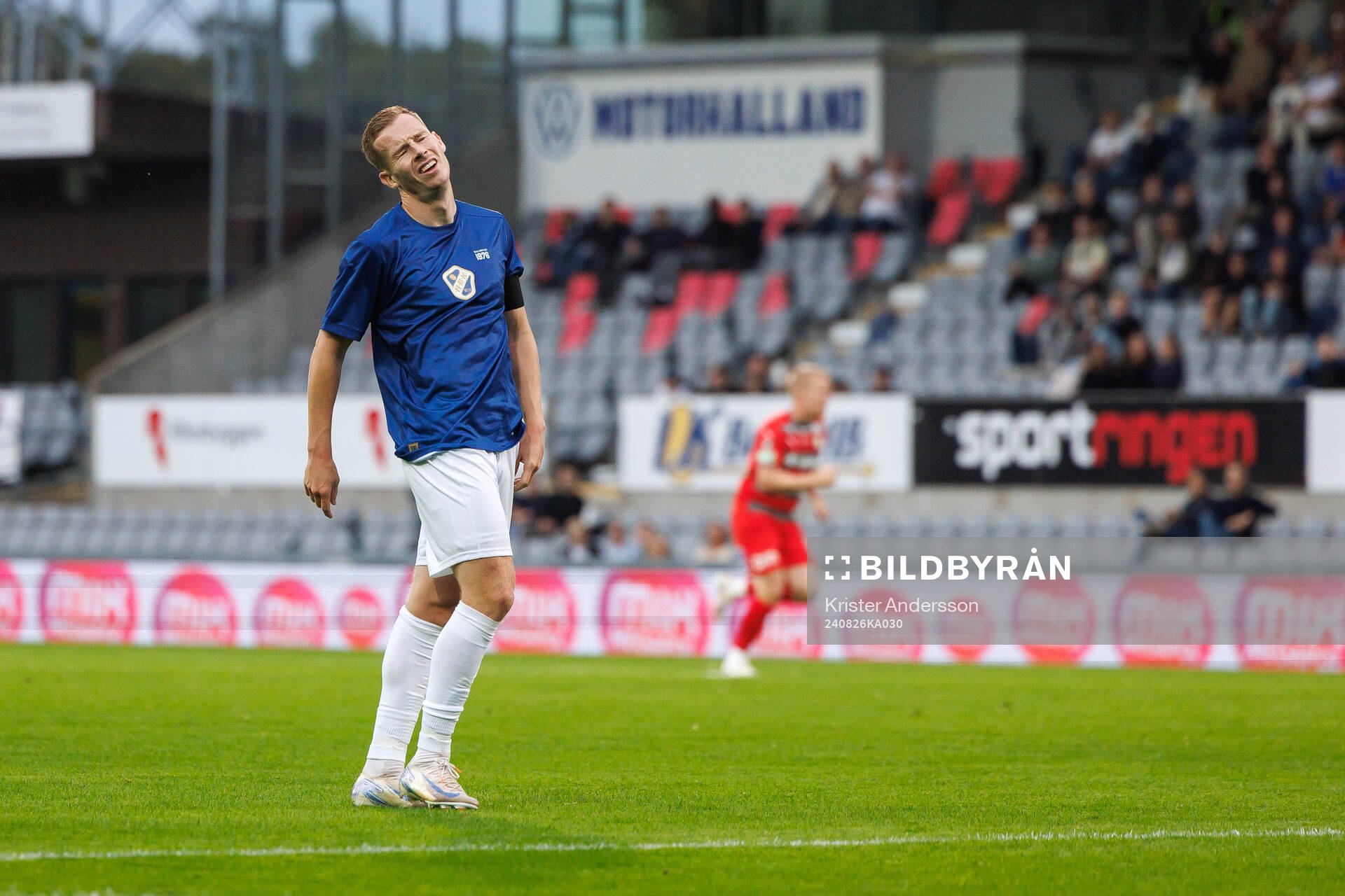 Halmstads Gisli Eyjolfsson deppar