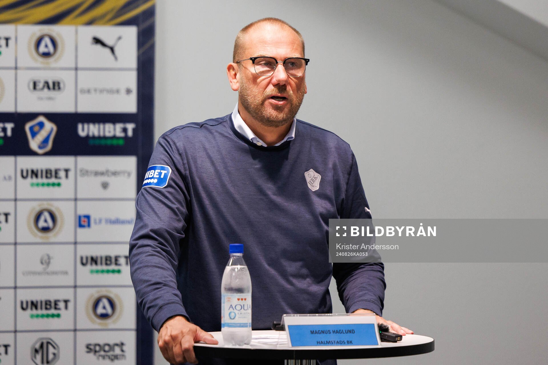 Halmstads tränare Magnus Haglund