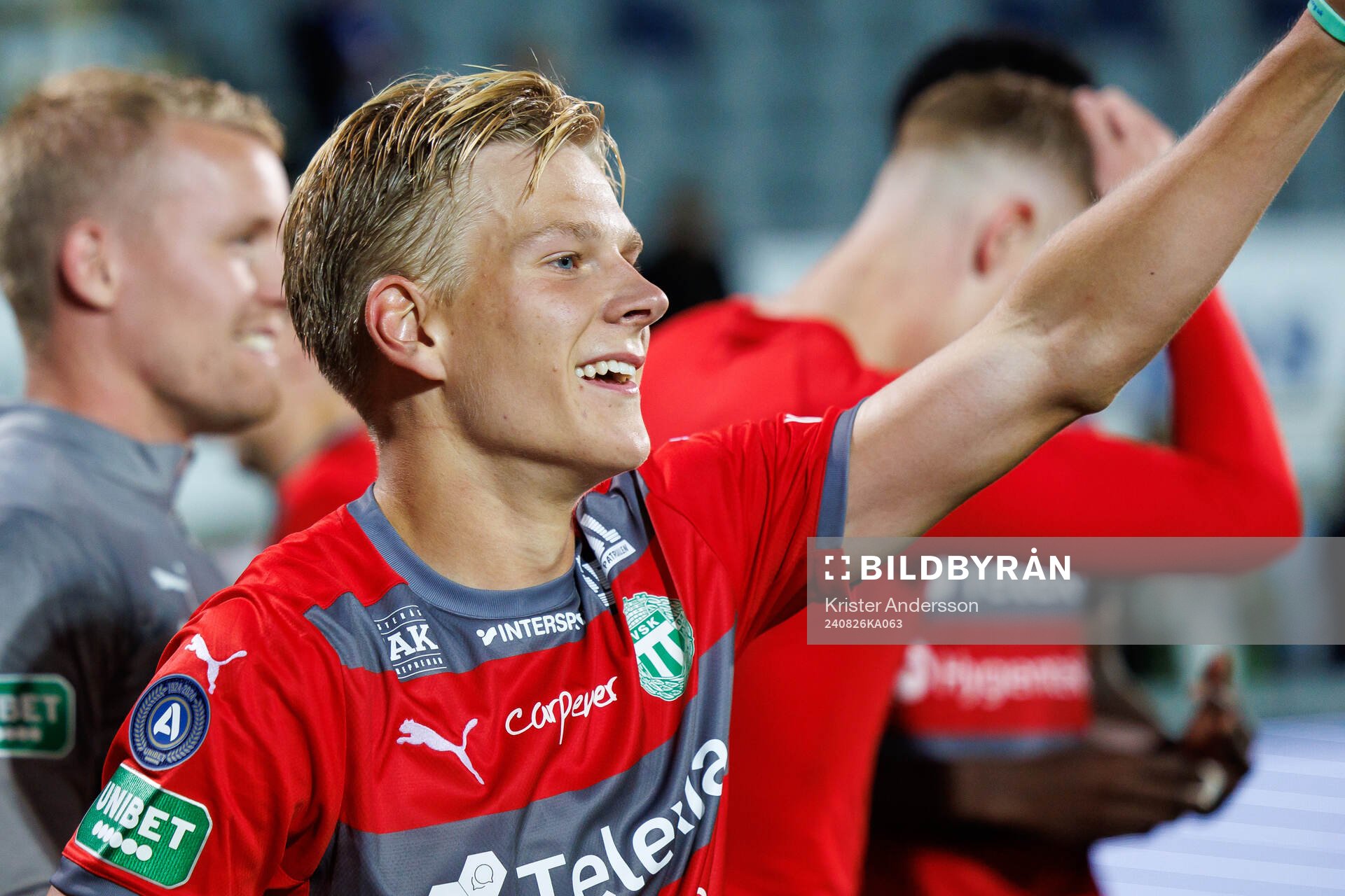 Västerås Marcus Linday jublar