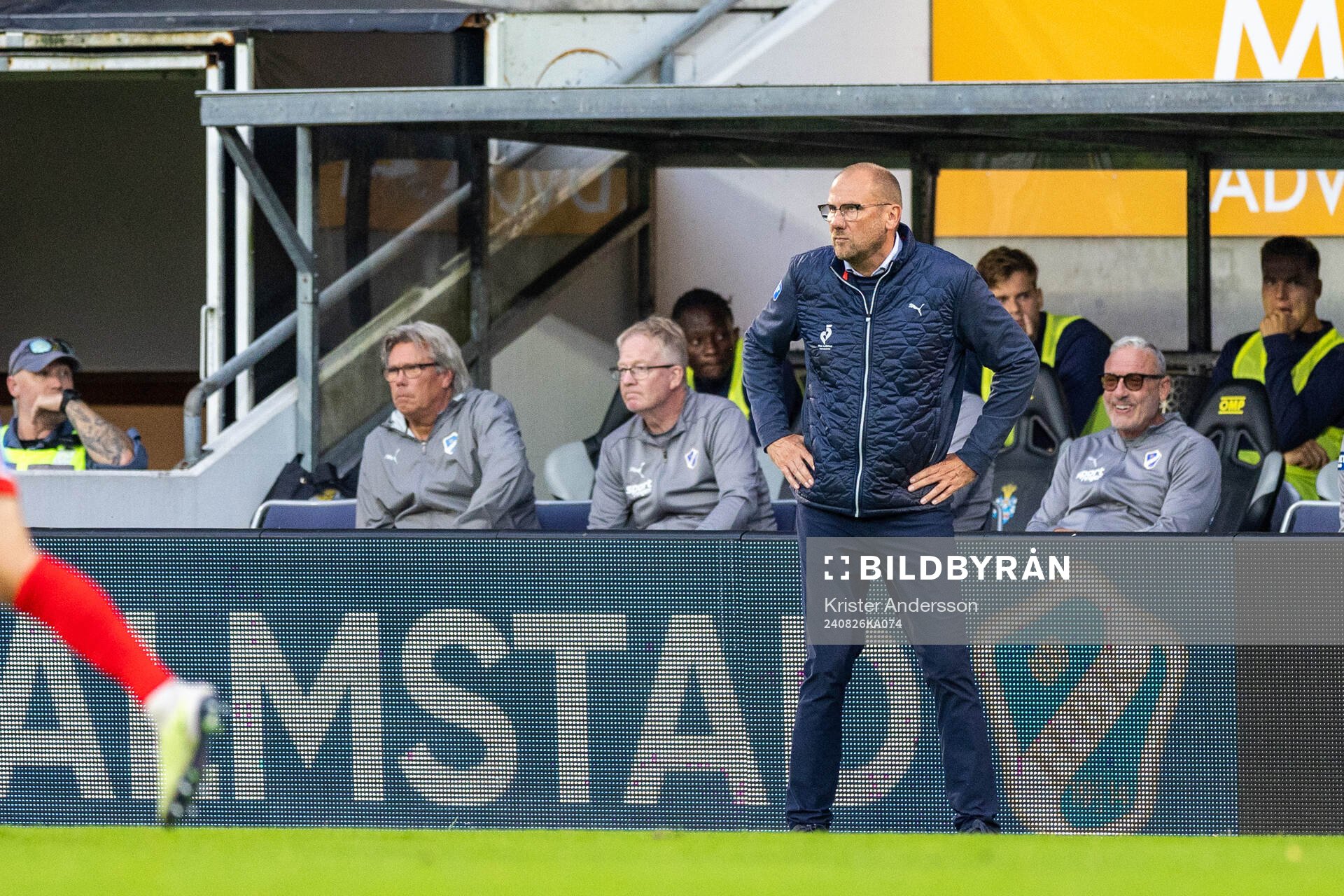 Halmstads tränare Magnus Haglund