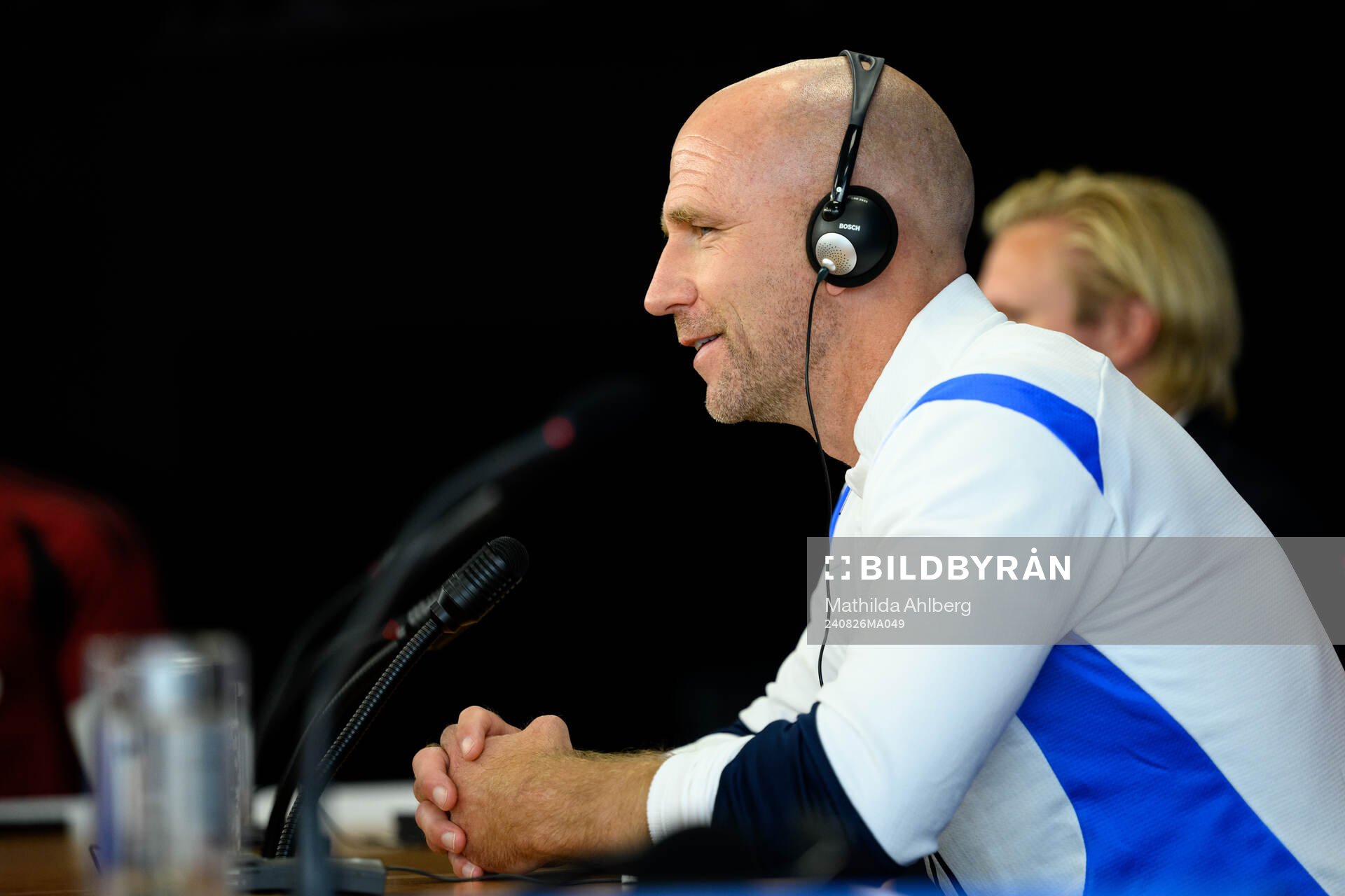 during a press conference with Malmö FF