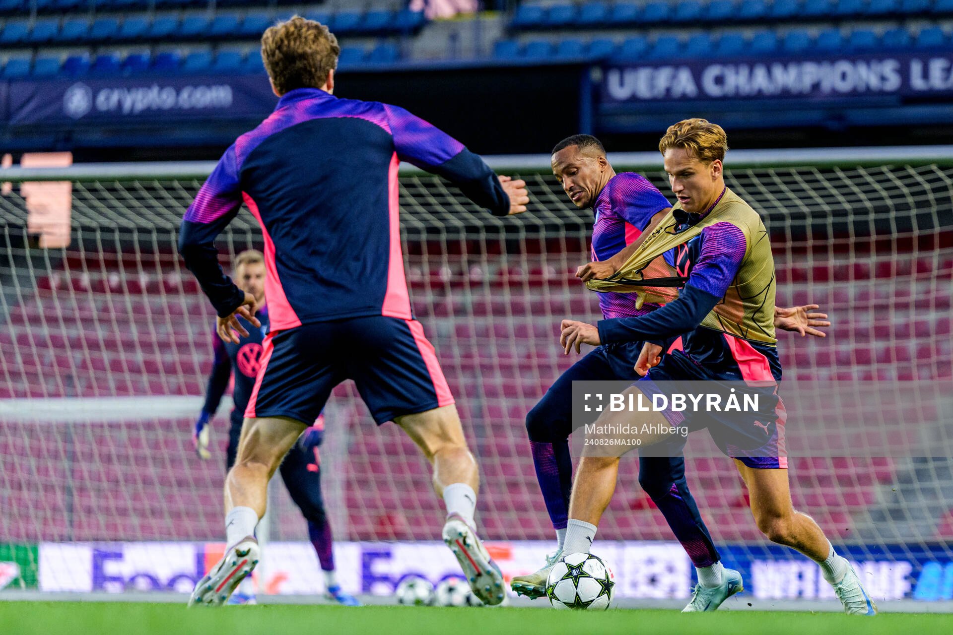 Martin Olsson and Erik Botheim of Malmö FF