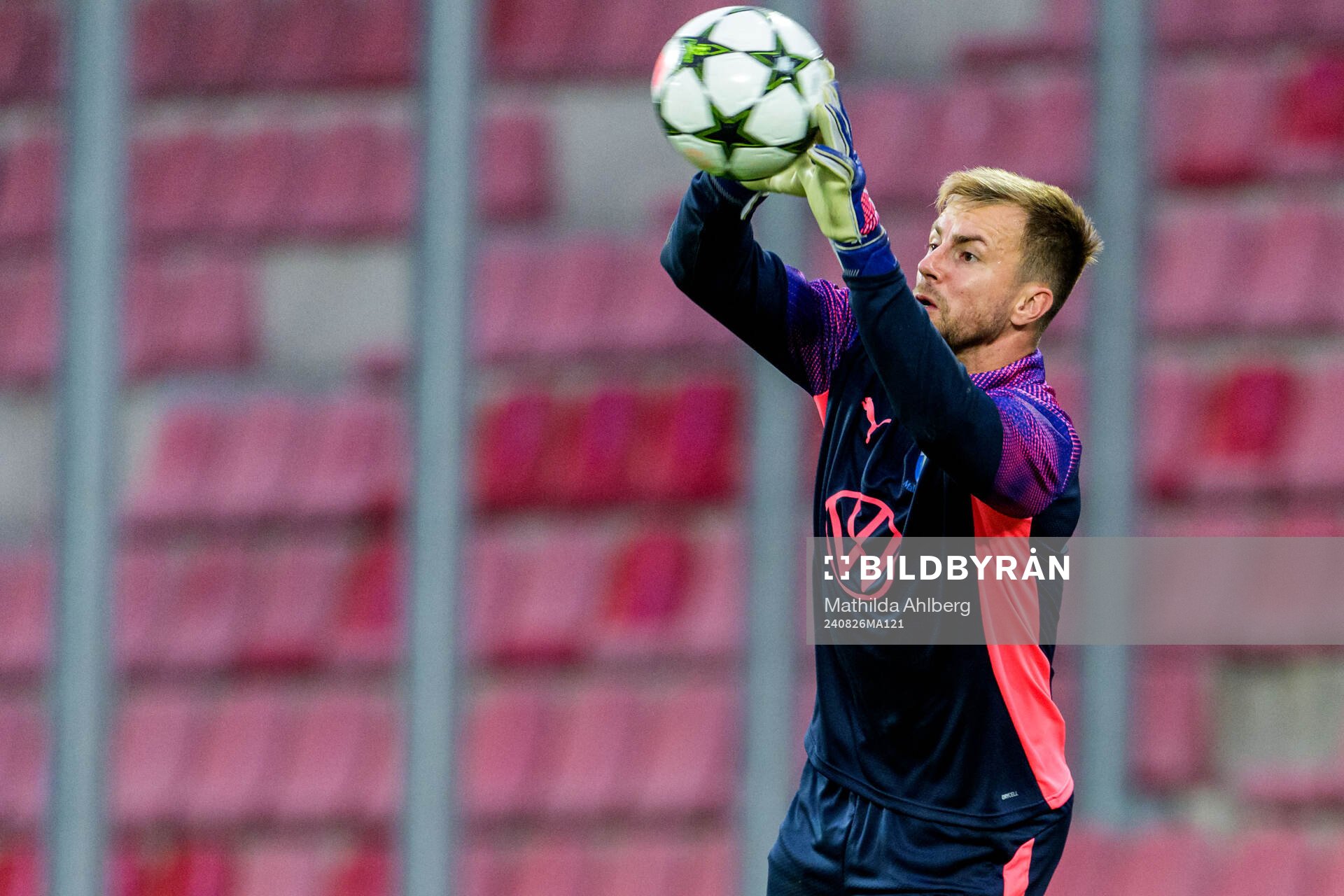 Goalkeeper Ricardo Friedrich of Malmö FF