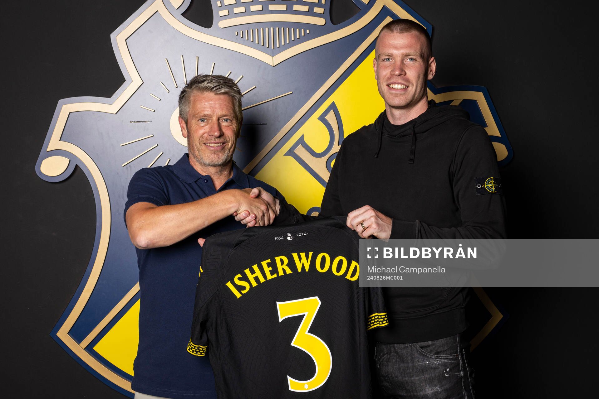 AIKs sportchef Thomas Berntsen och Thomas Isherwood