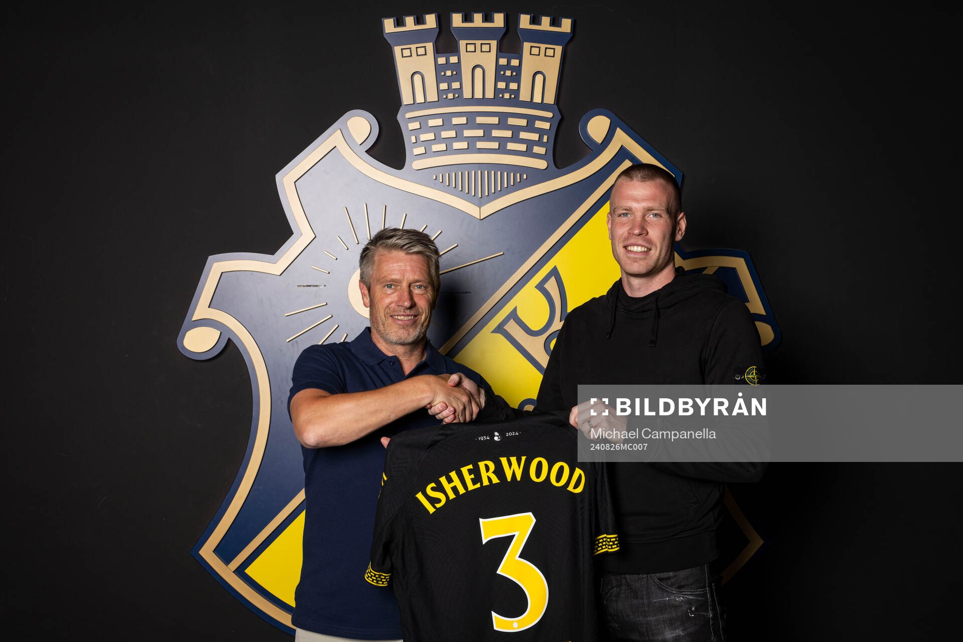 AIKs sportchef Thomas Berntsen och Thomas Isherwood