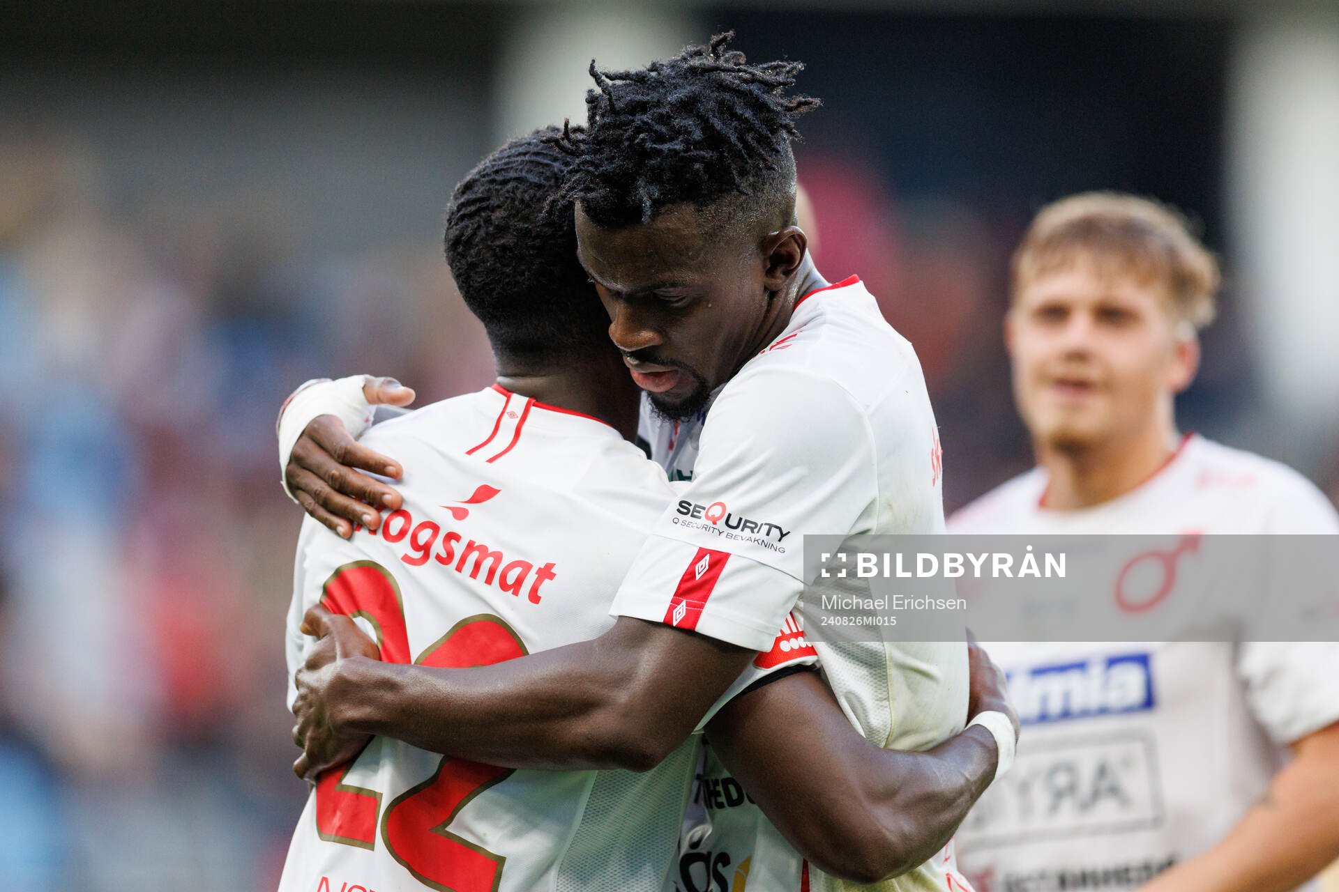 Degerfors Nahom Girmai Netabay jublar