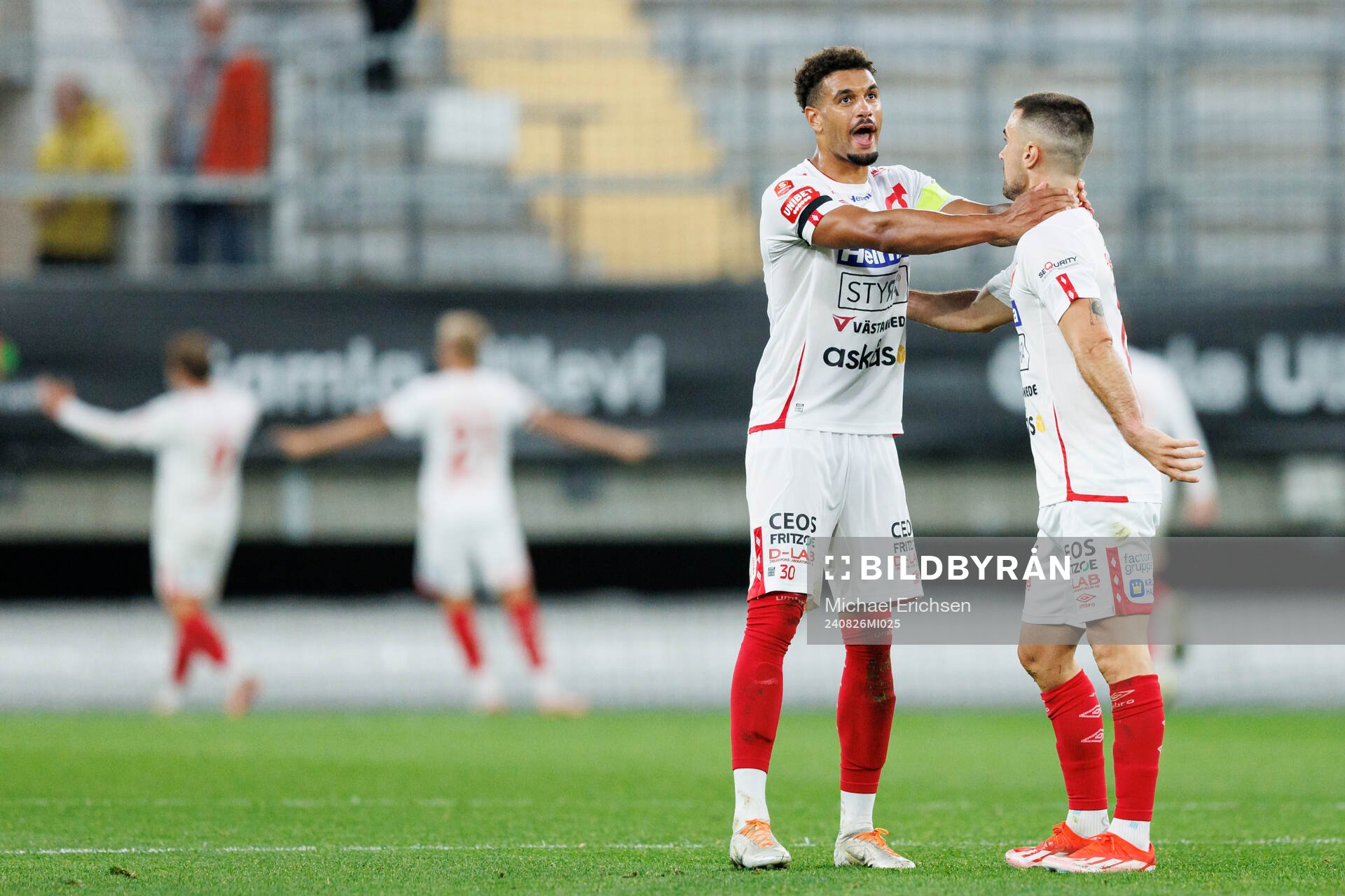 Degerfors Bernardo Gil Coutinho Morgado och Carlos Moros