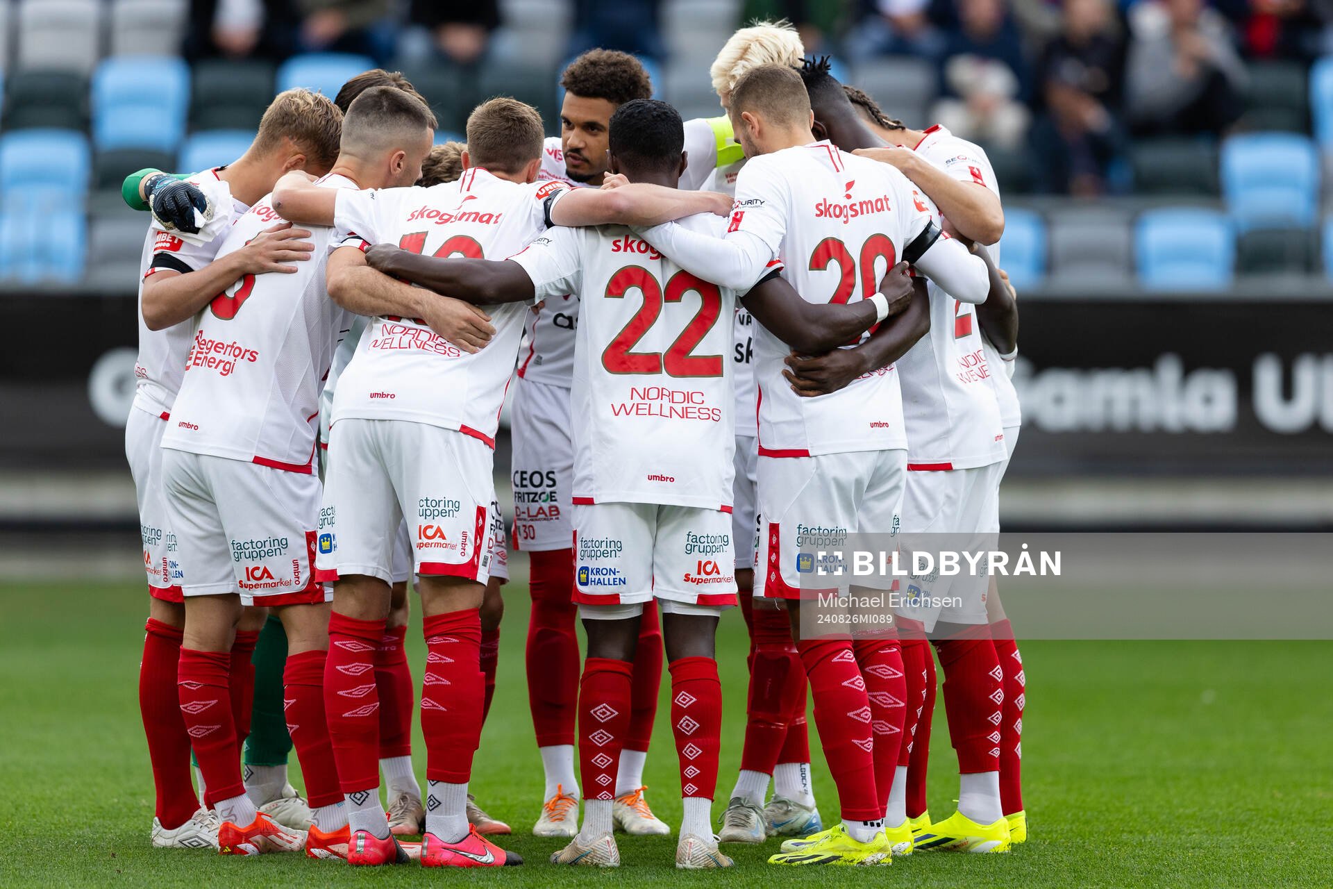 Degerfors spelare samlade