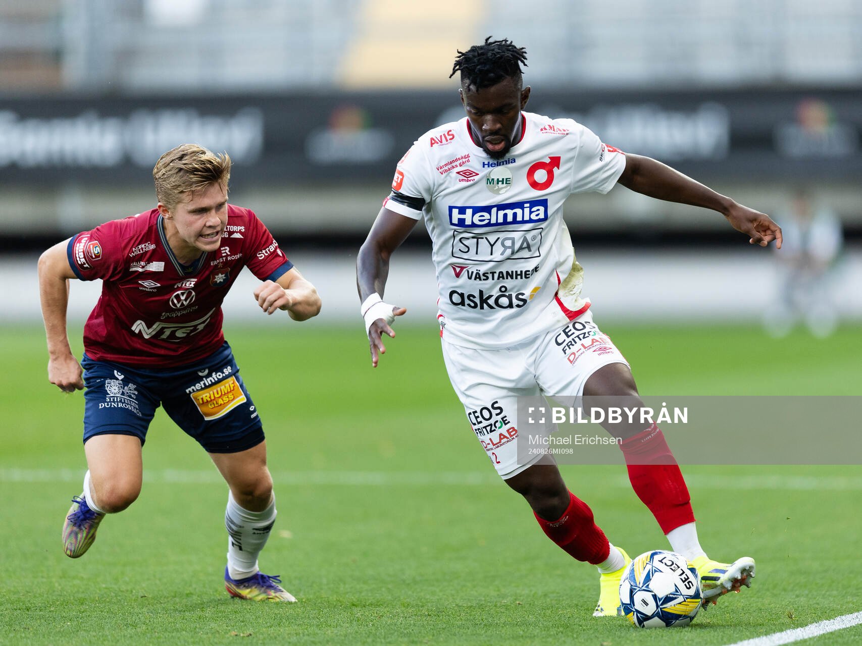 Örgrytes Isak Dahlqvist och Degerfors Mamadouba Diaby