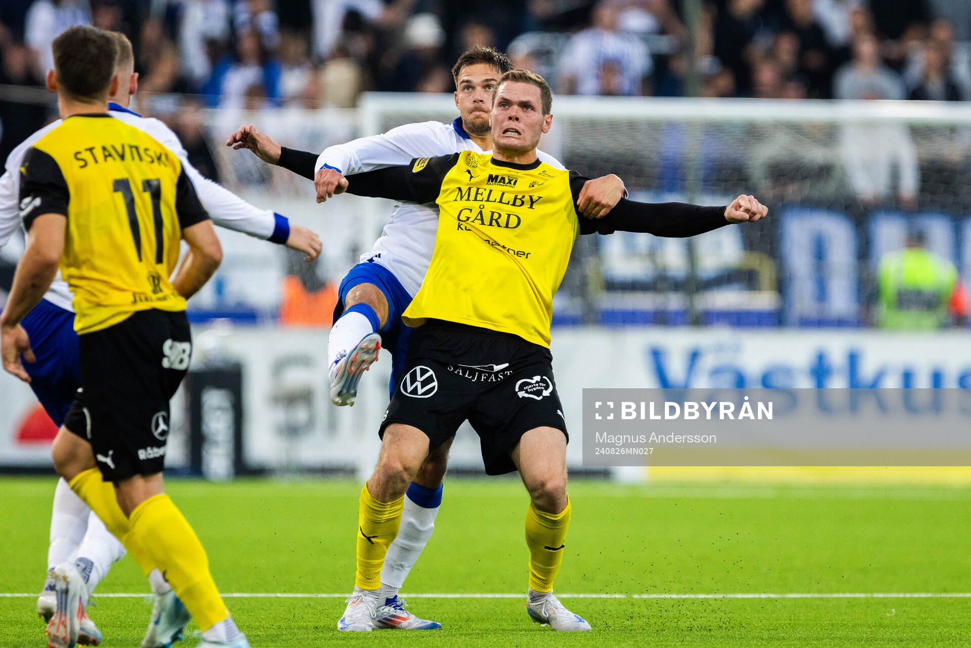 IFK Norrköpings Anton Eriksson och Mjällbys Jacob