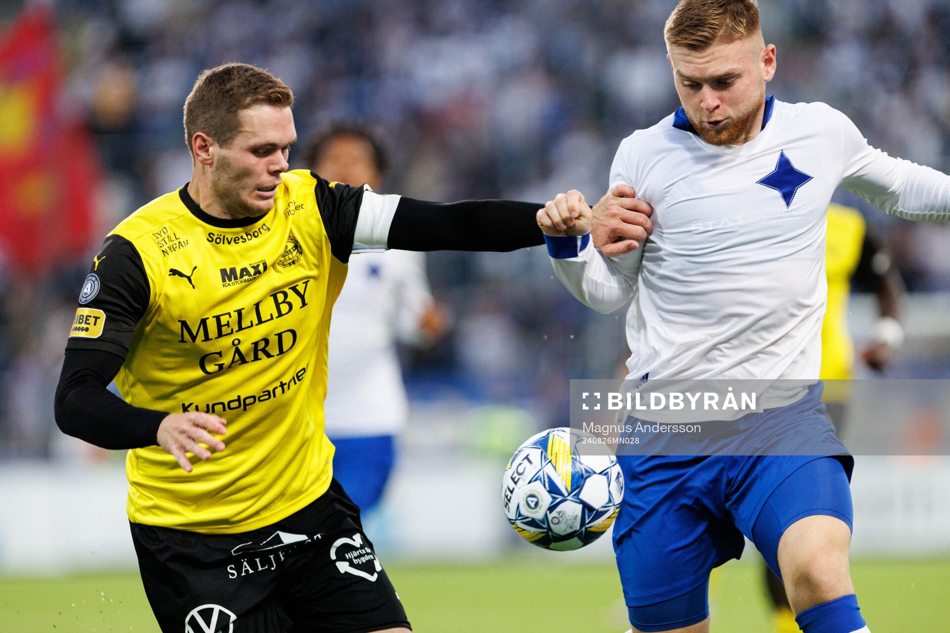 Mjällbys Jacob Bergström och IFK Norrköpings Dino