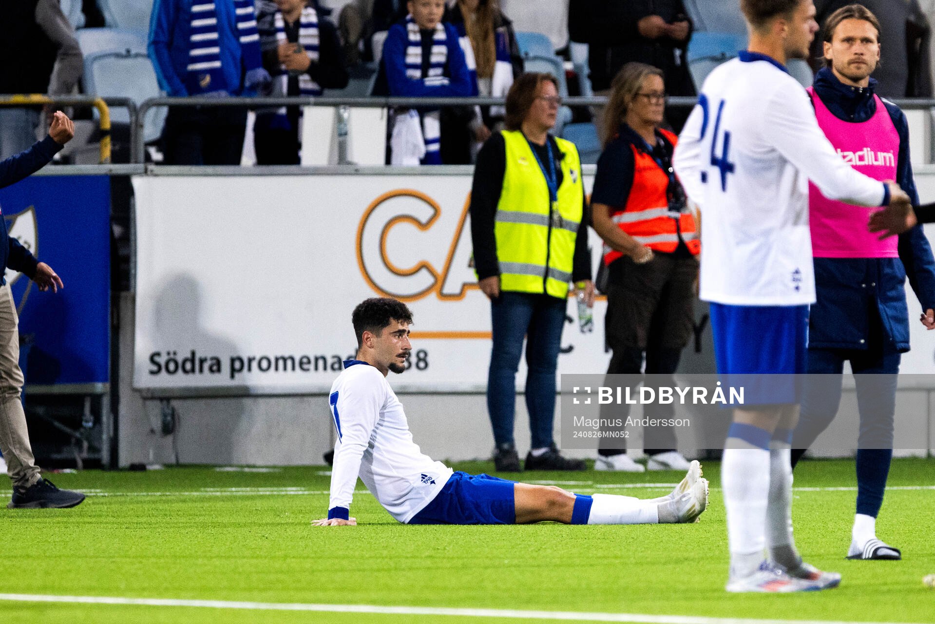 IFK Norrköpings Ismet Lushaku deppar