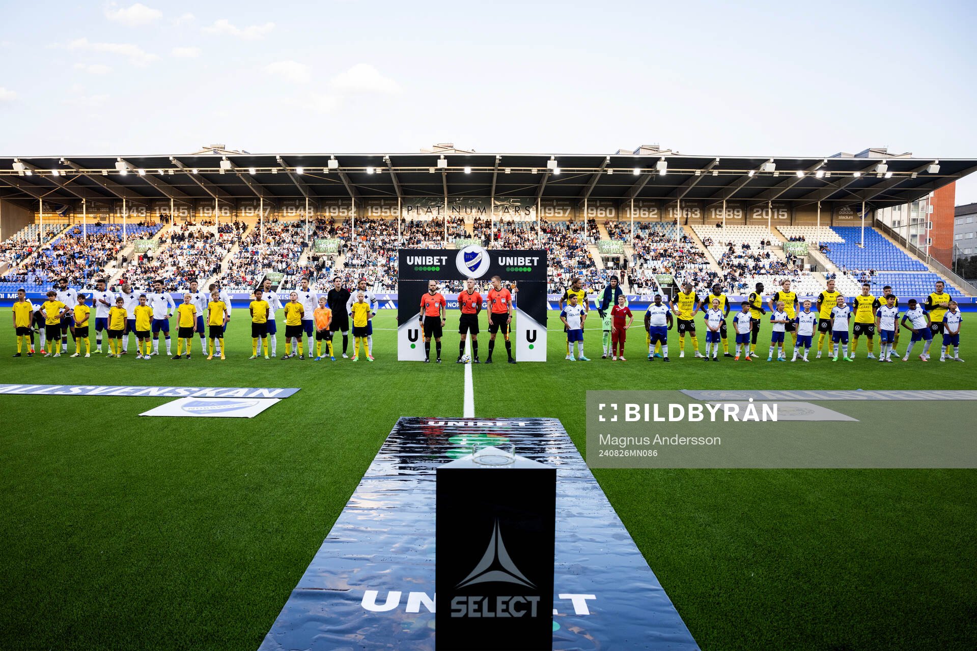 IFK Norrköpings spelare och Mjällbys spelare