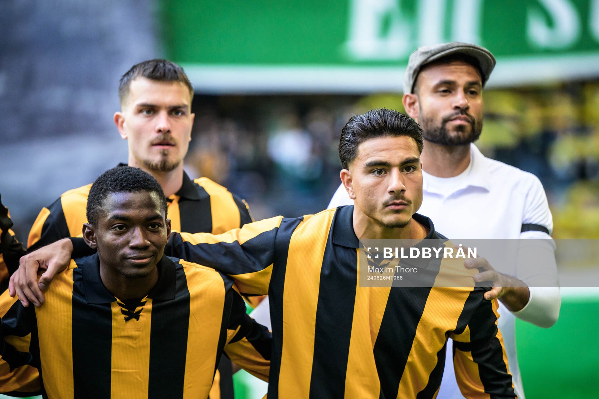 Hammarbys Bouzomana Toure och Jusef Erabi
