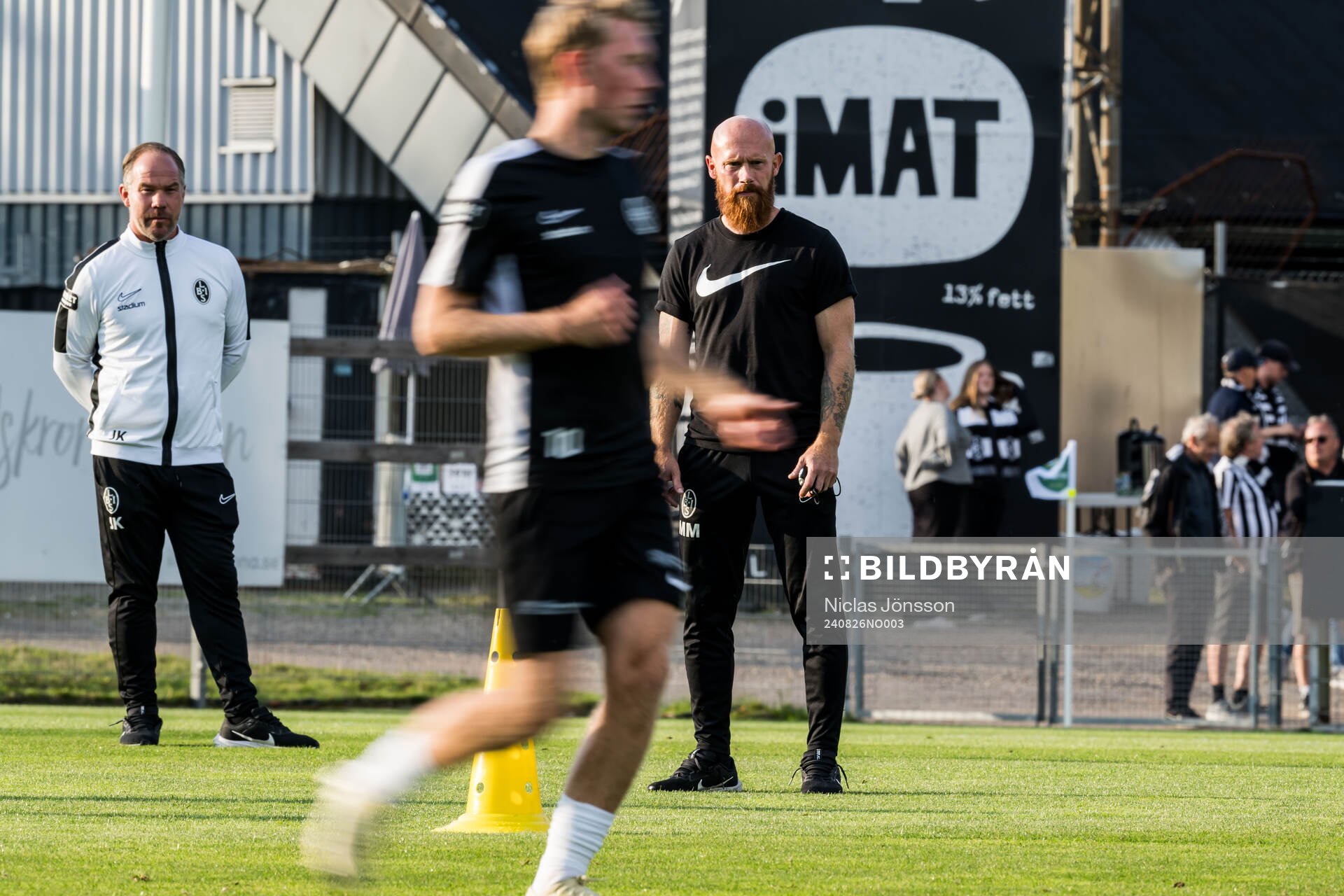 Landskronas tränare Max Mölder