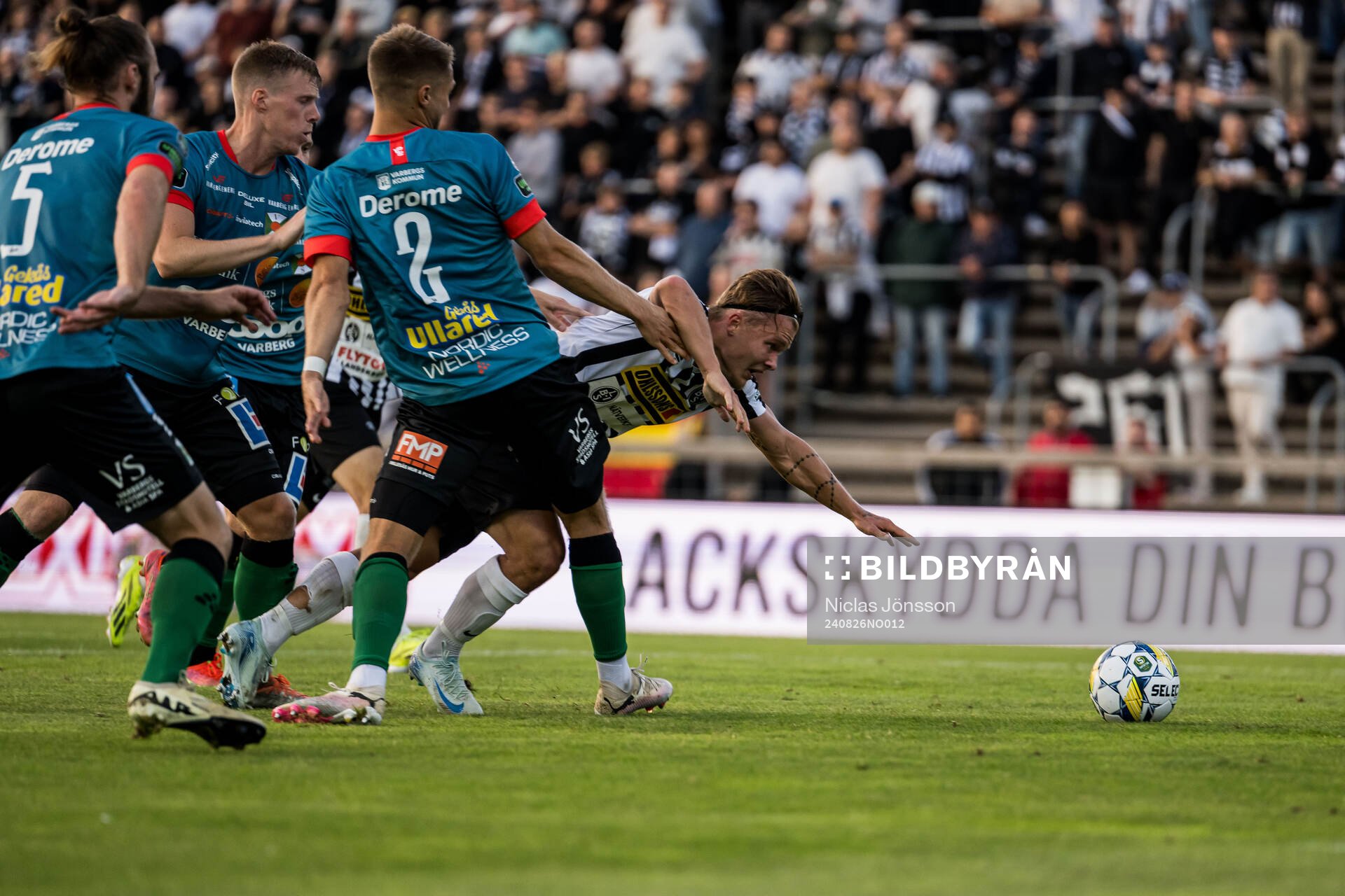 Varbergs Gustav Broman och Landskronas Vincent Sundberg