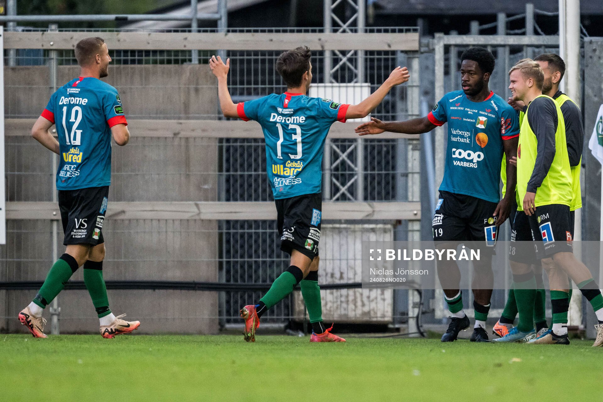 Varbergs Kevin Appiah Nyarko jublar
