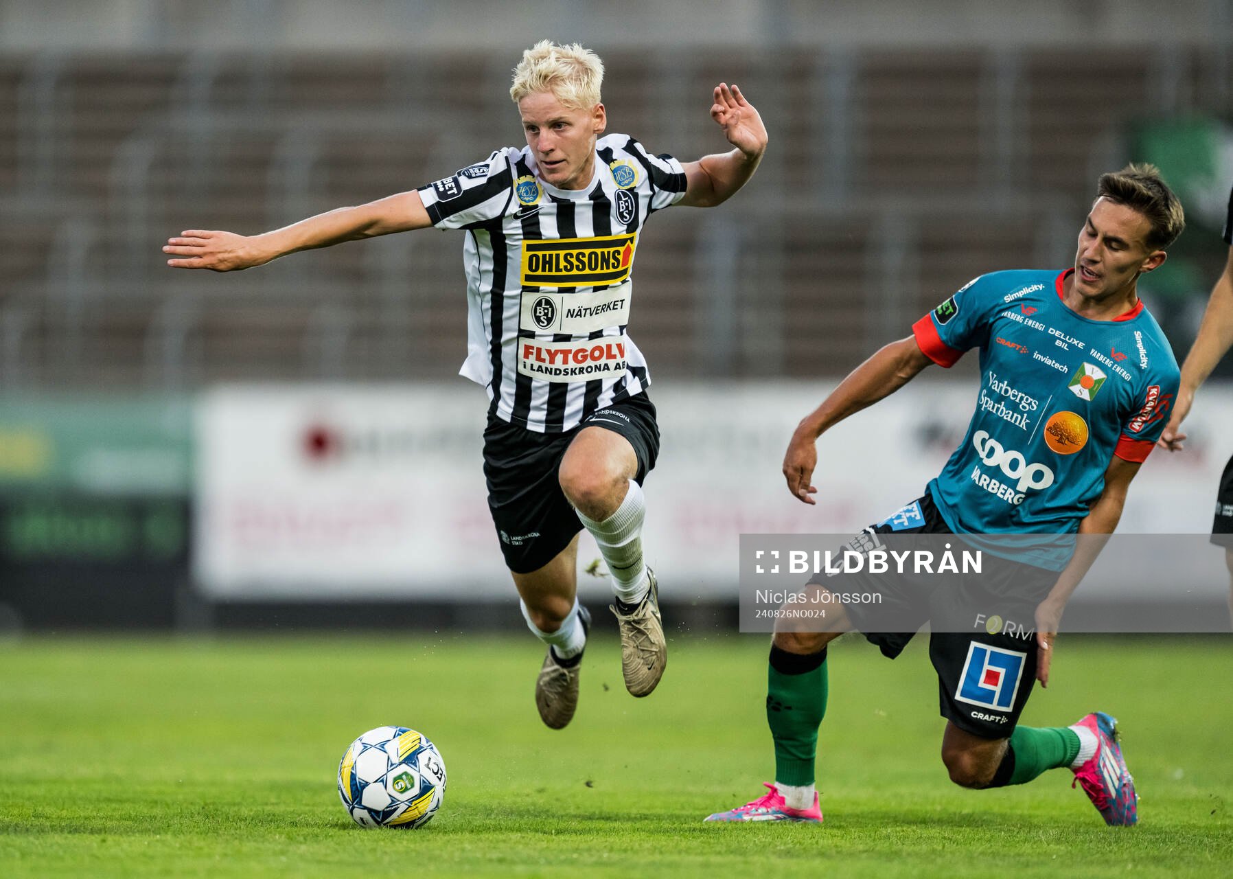 Landskronas Emil Lindman och Varbergs Anton Kurochkin
