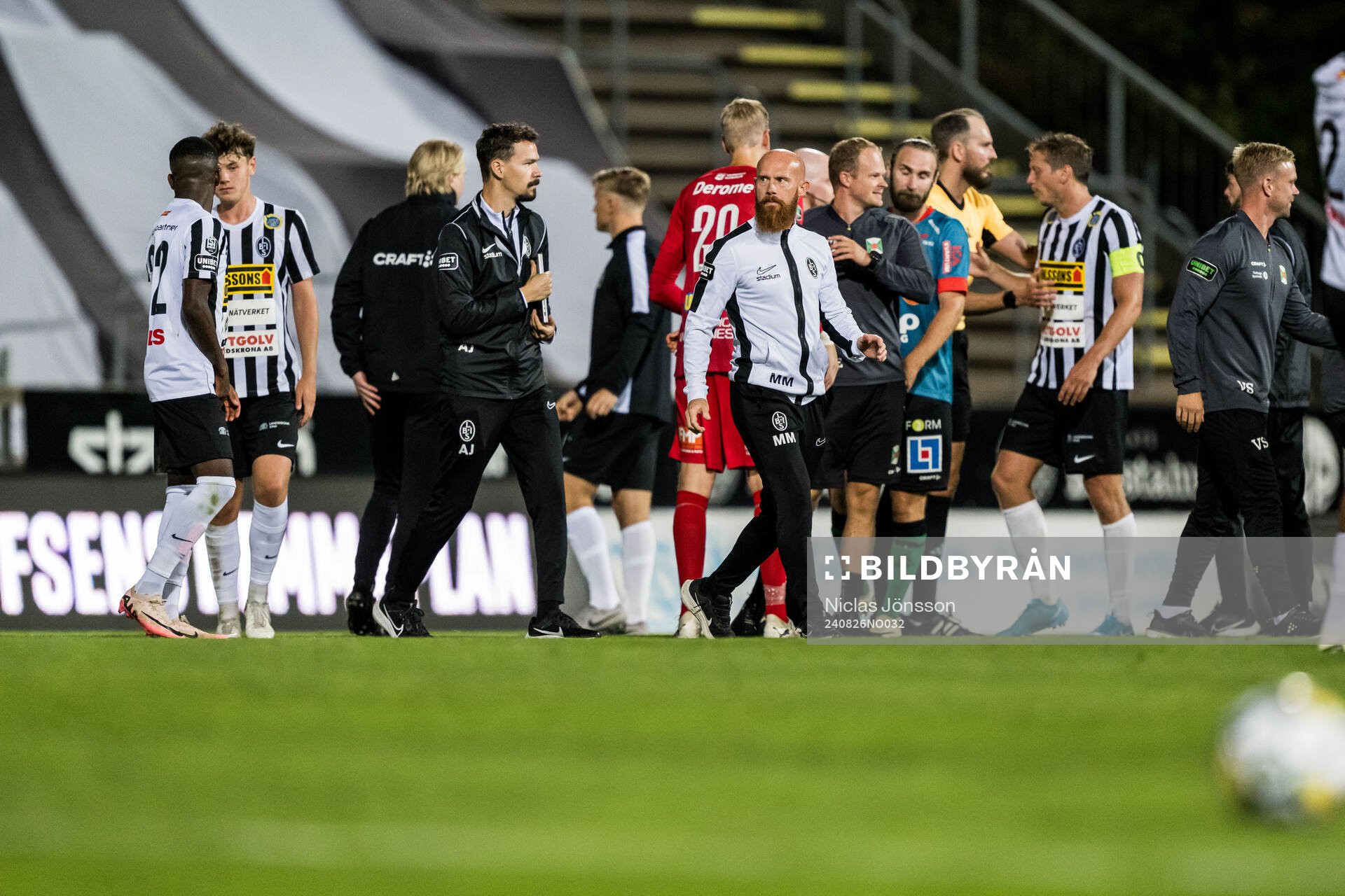 Landskronas tränare Max Mölder deppar