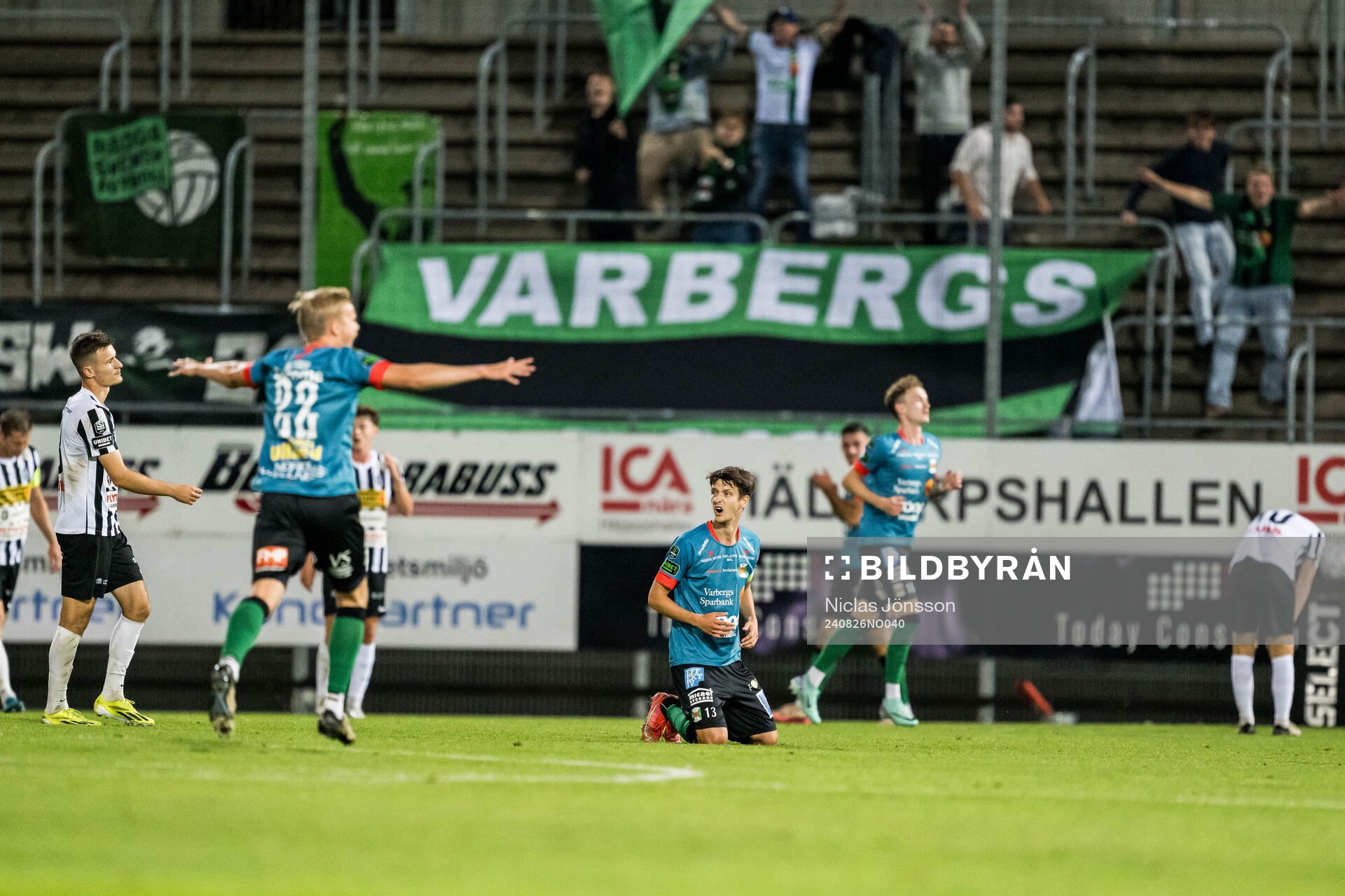 Varbergs Olle Edlund jublar