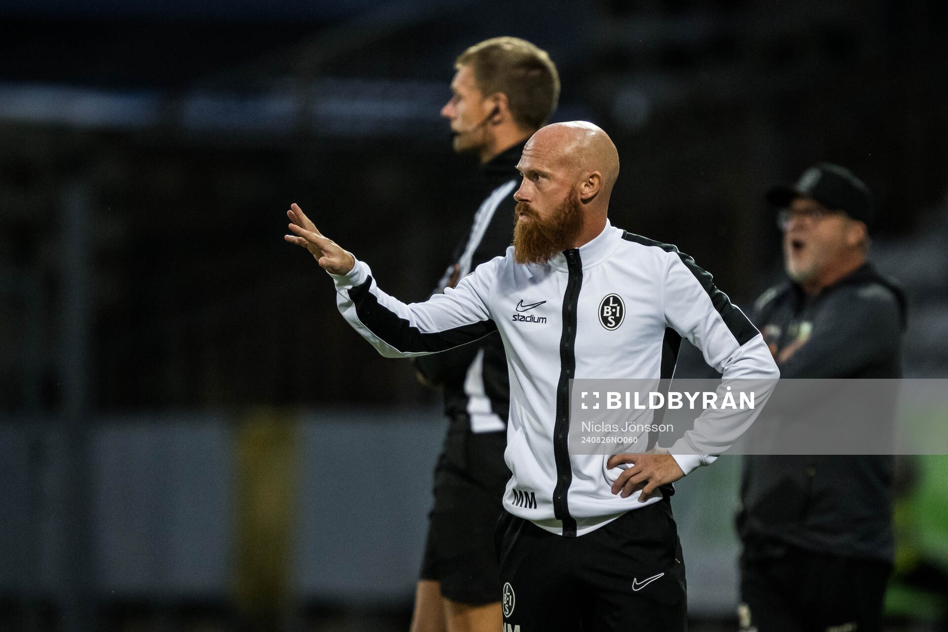 Landskronas tränare Max Mölder