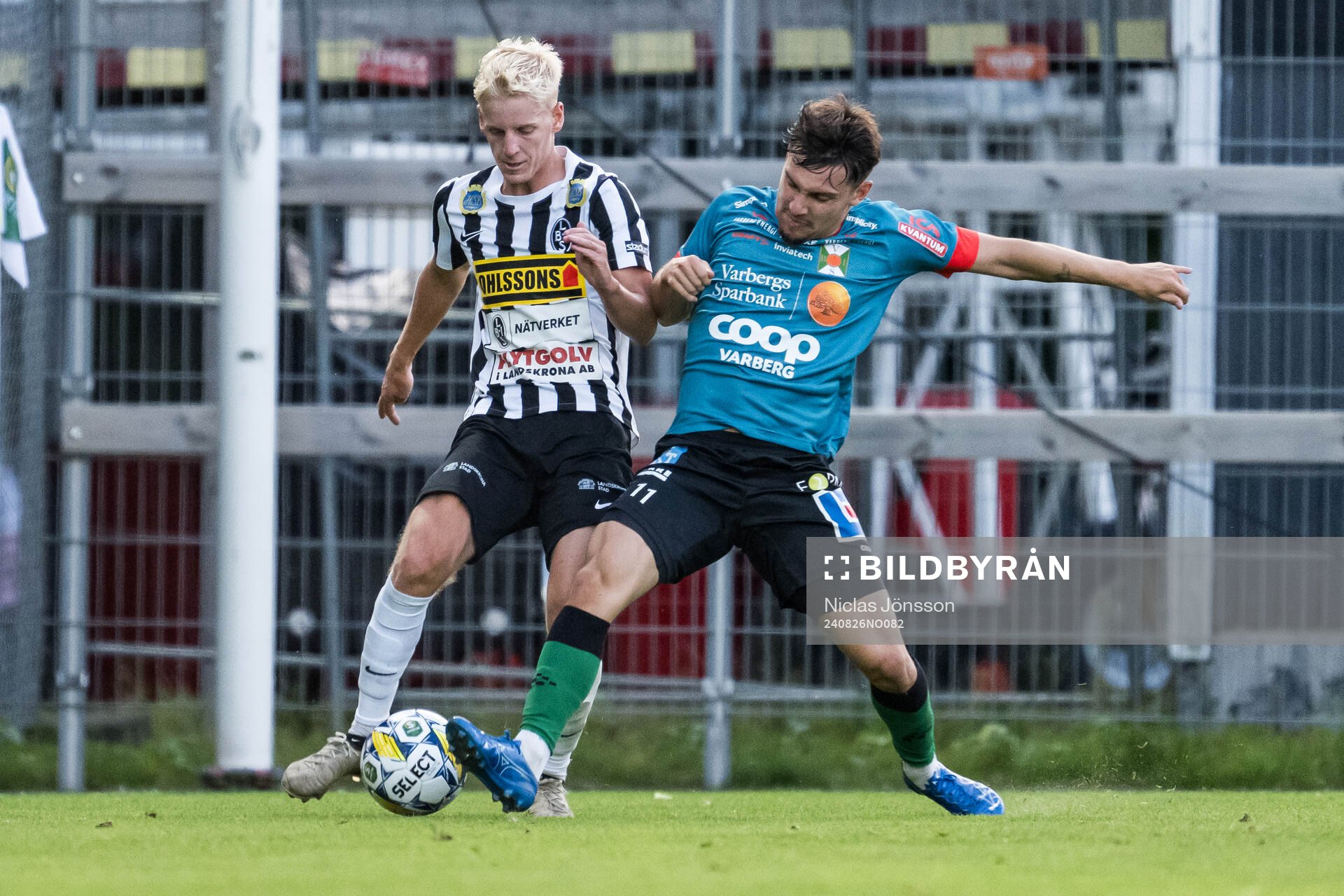Landskronas Emil Lindman och Varbergs Isak Bjerkebo