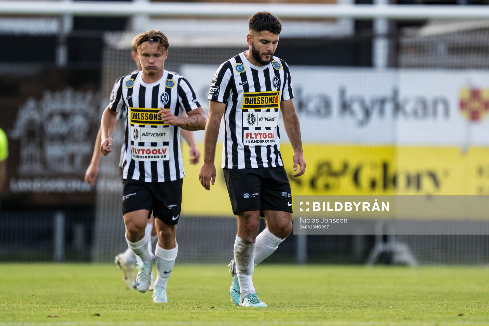 Landskronas Vincent Sundberg och Edi Sylisufaj