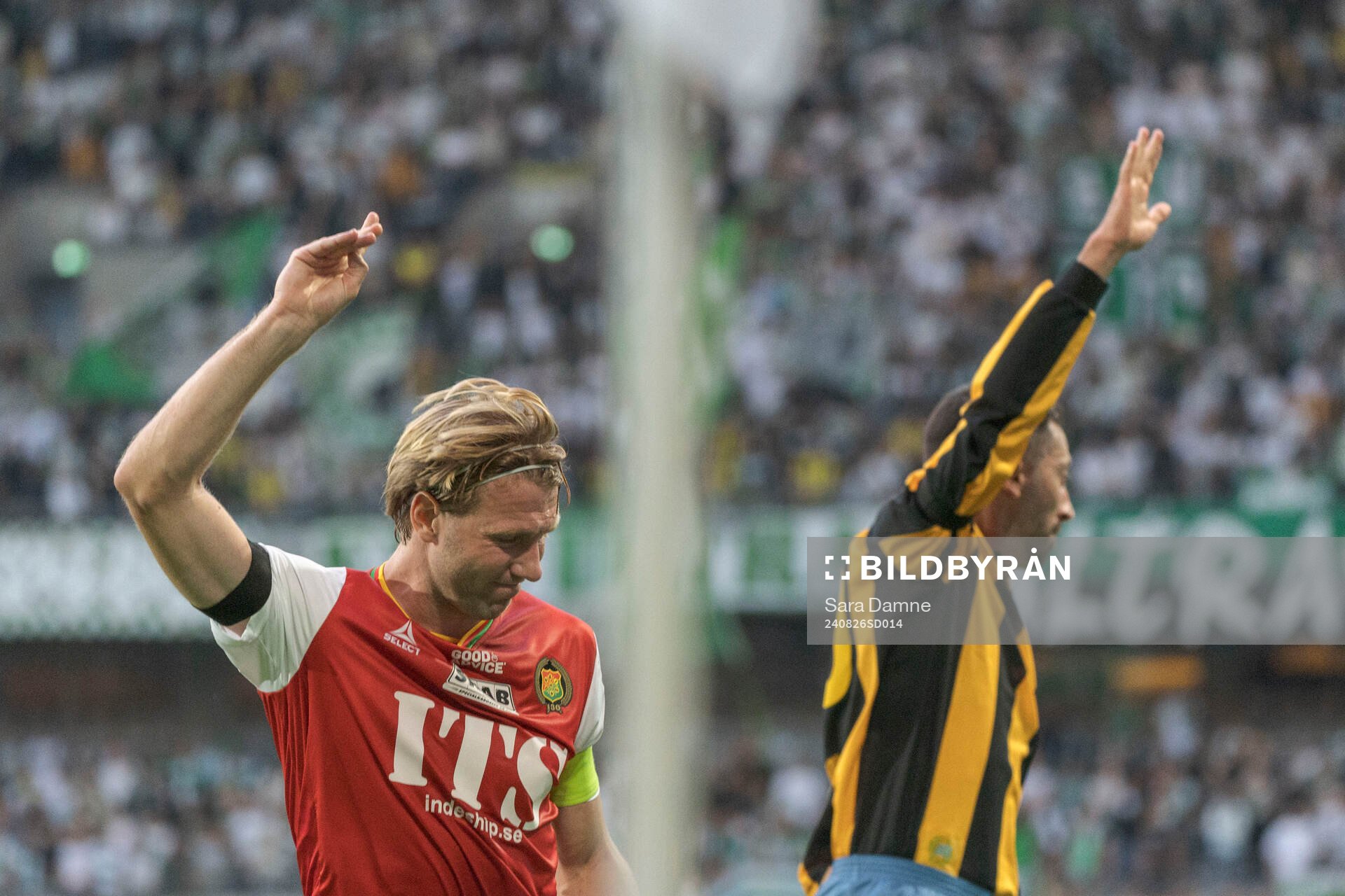 GAIS August Wängberg och Djurgårdens Nahir Besara
