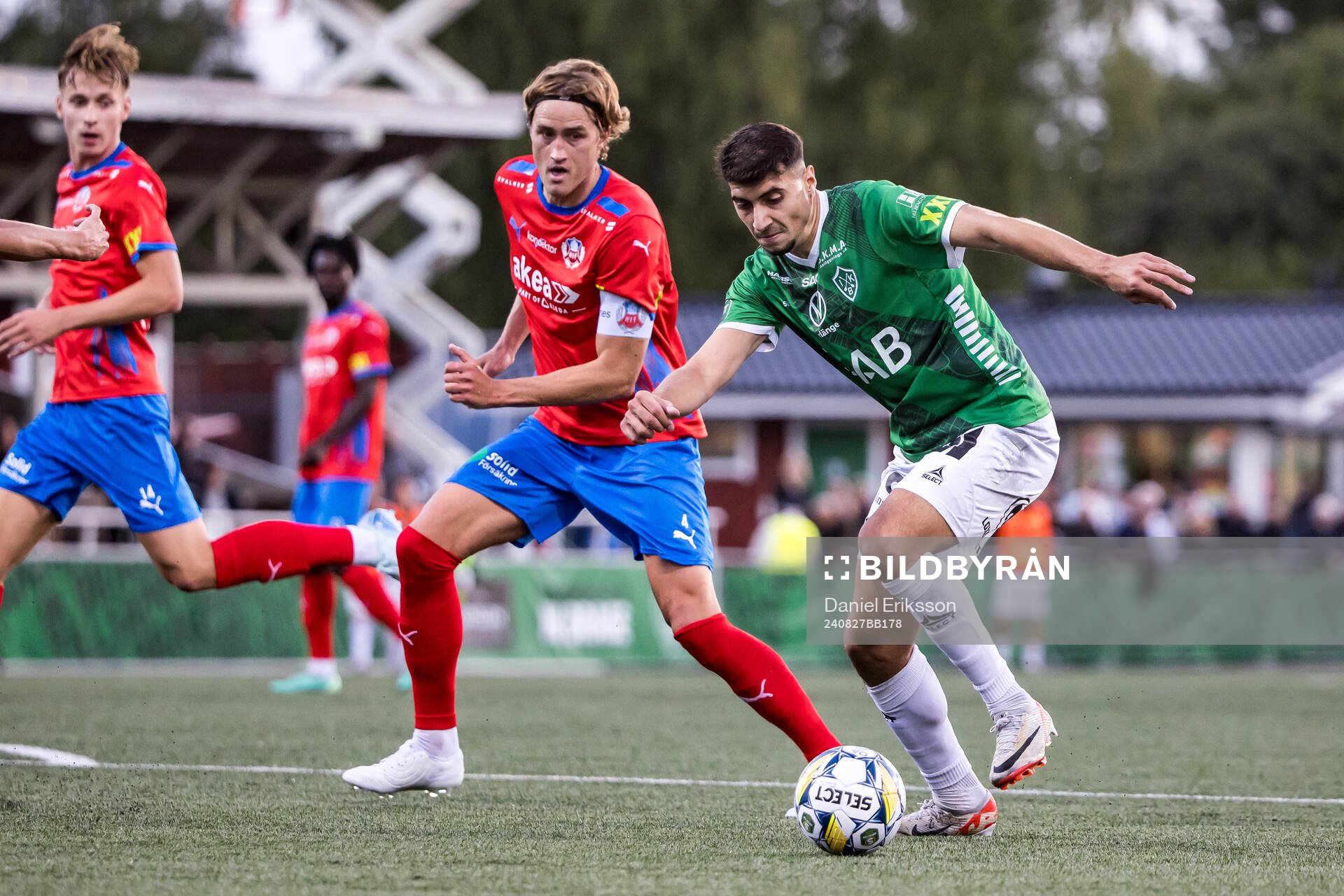 Helsingborgs Thomas Pauck Rogne och Brages Amar Muhsin