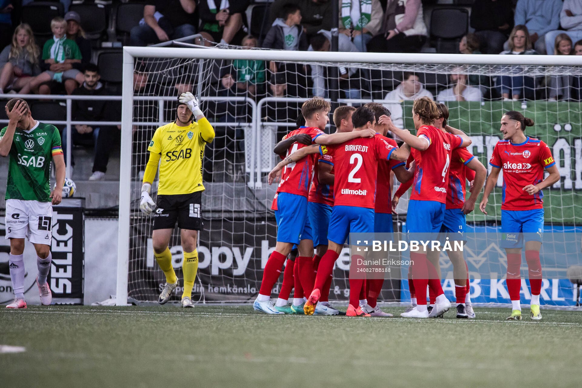 Helsingborgs Taylor Silverholt och Brages Oskar Ågren och