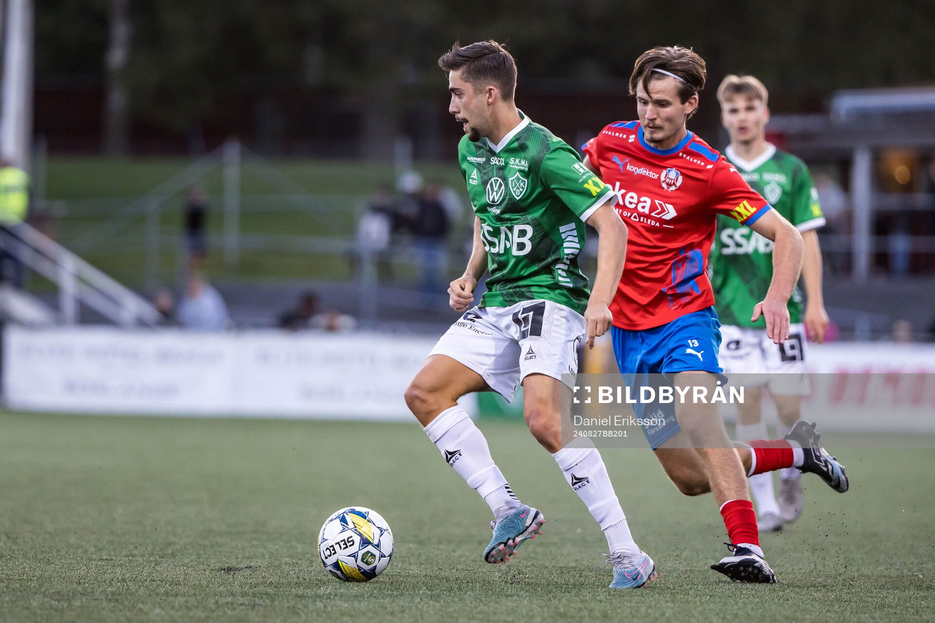 Brages Emil Tot Wikström och Helsingborgs Wilhelm Loeper