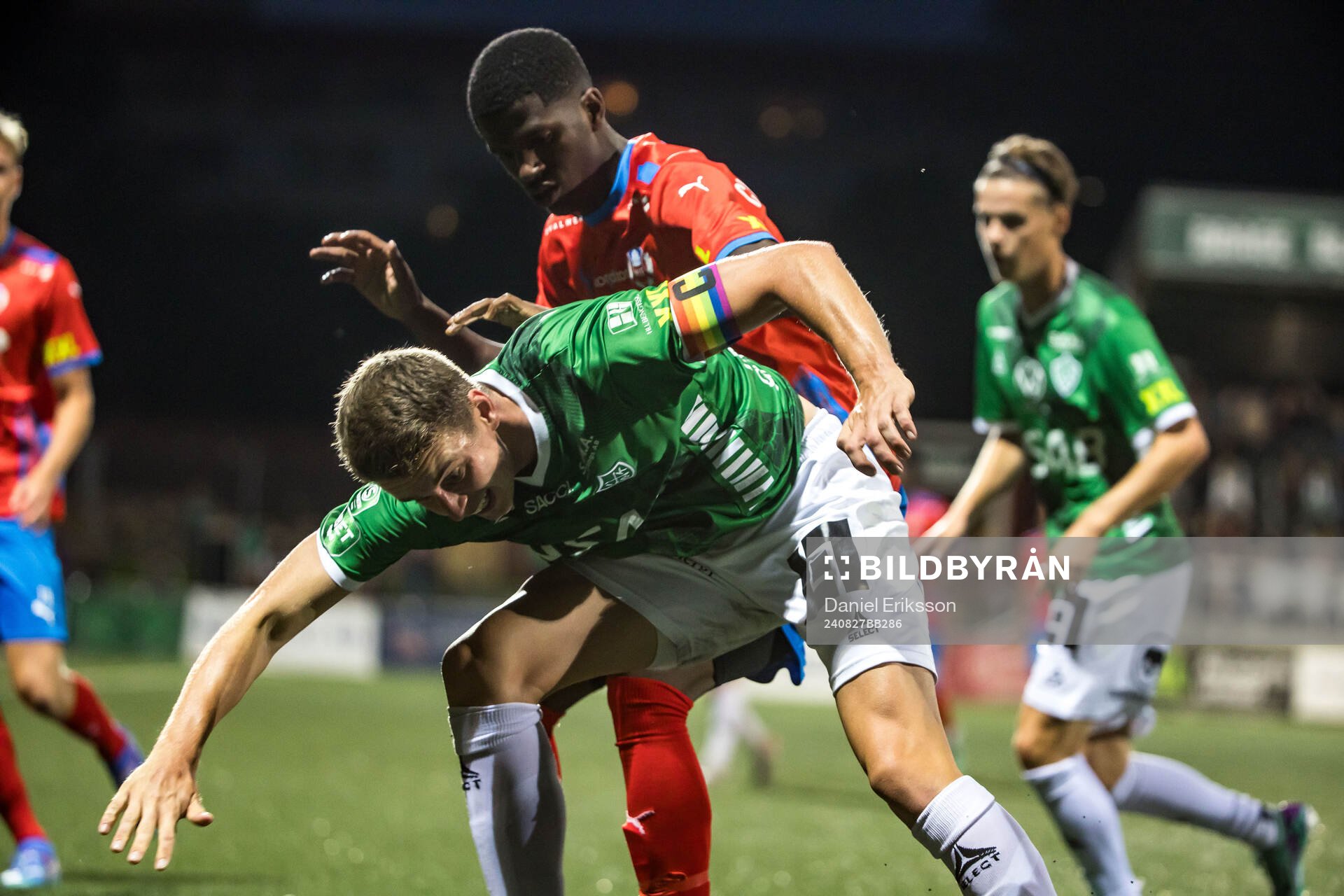 Brages Oskar Ågren och Helsingborgs Chisomnazu Chika Chidi