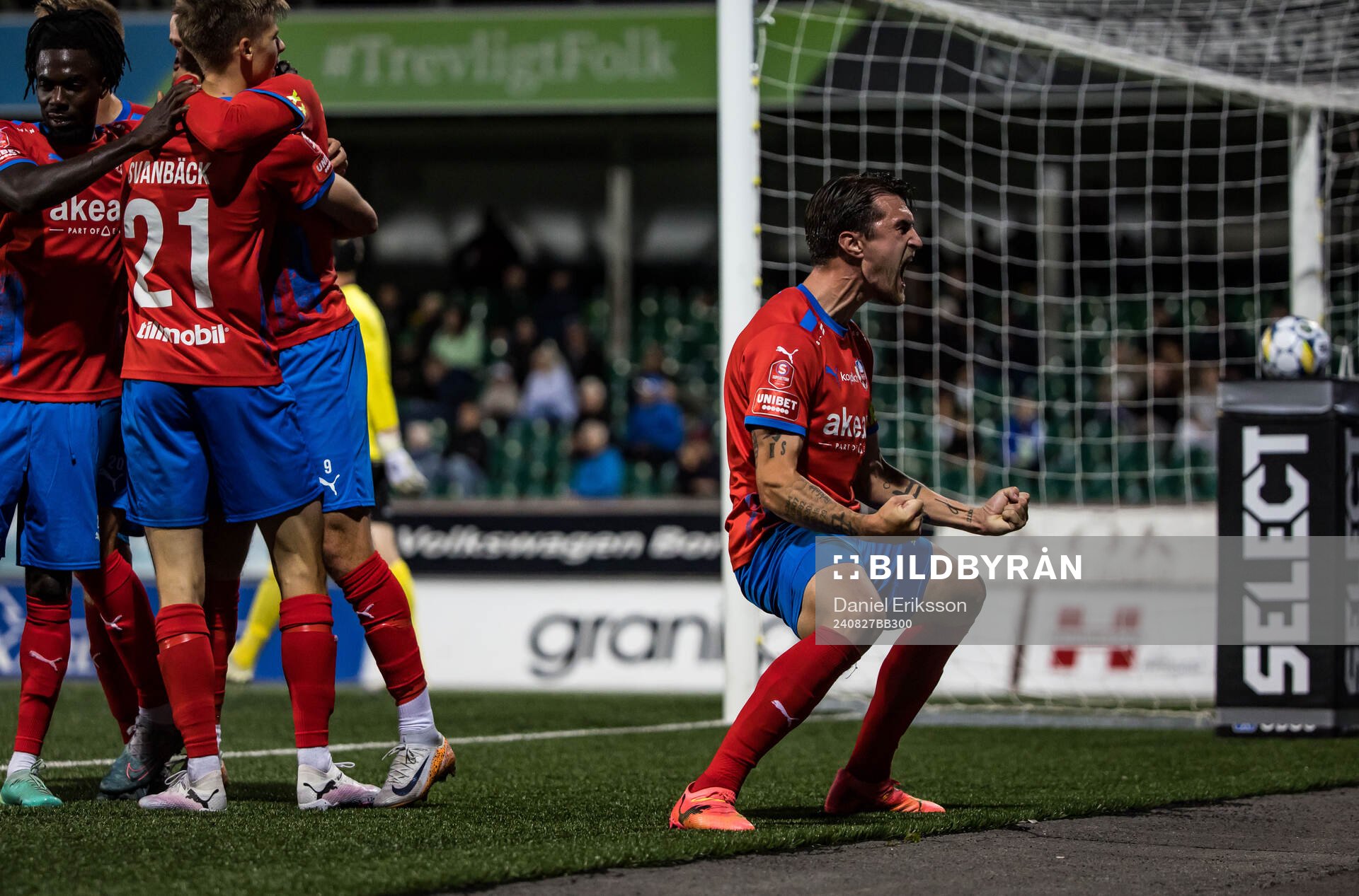 Helsingborgs Jon Birkfeldt jublar