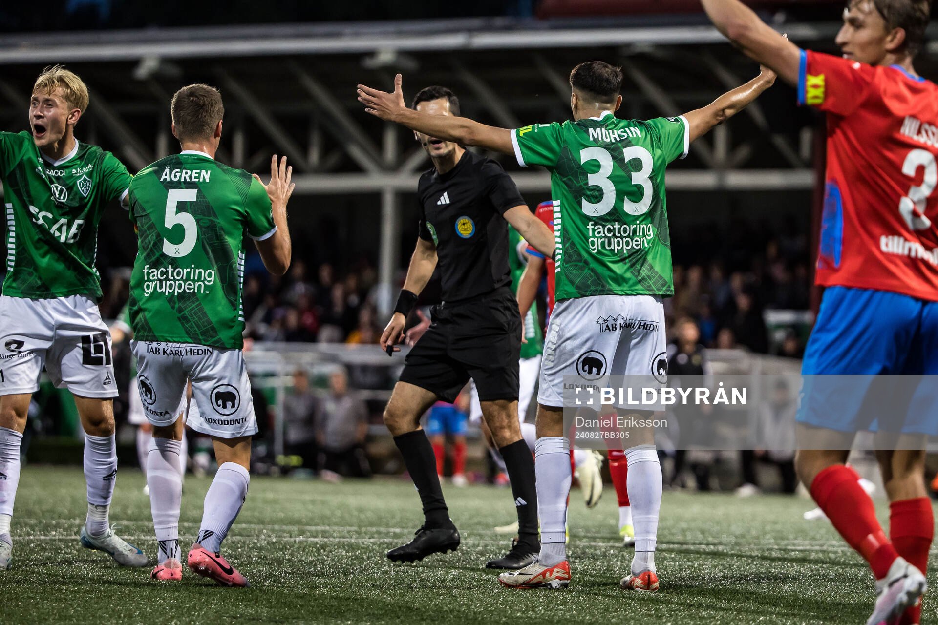 Brages Henry Sletsjøe, Oskar Ågren och Amar Muhsin