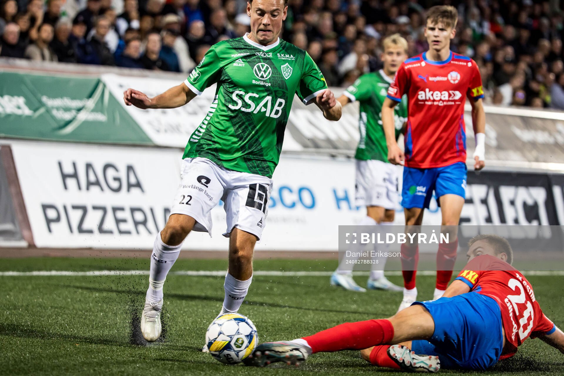 Brages Cesar Weilid och Helsingborgs Dennis Olsson