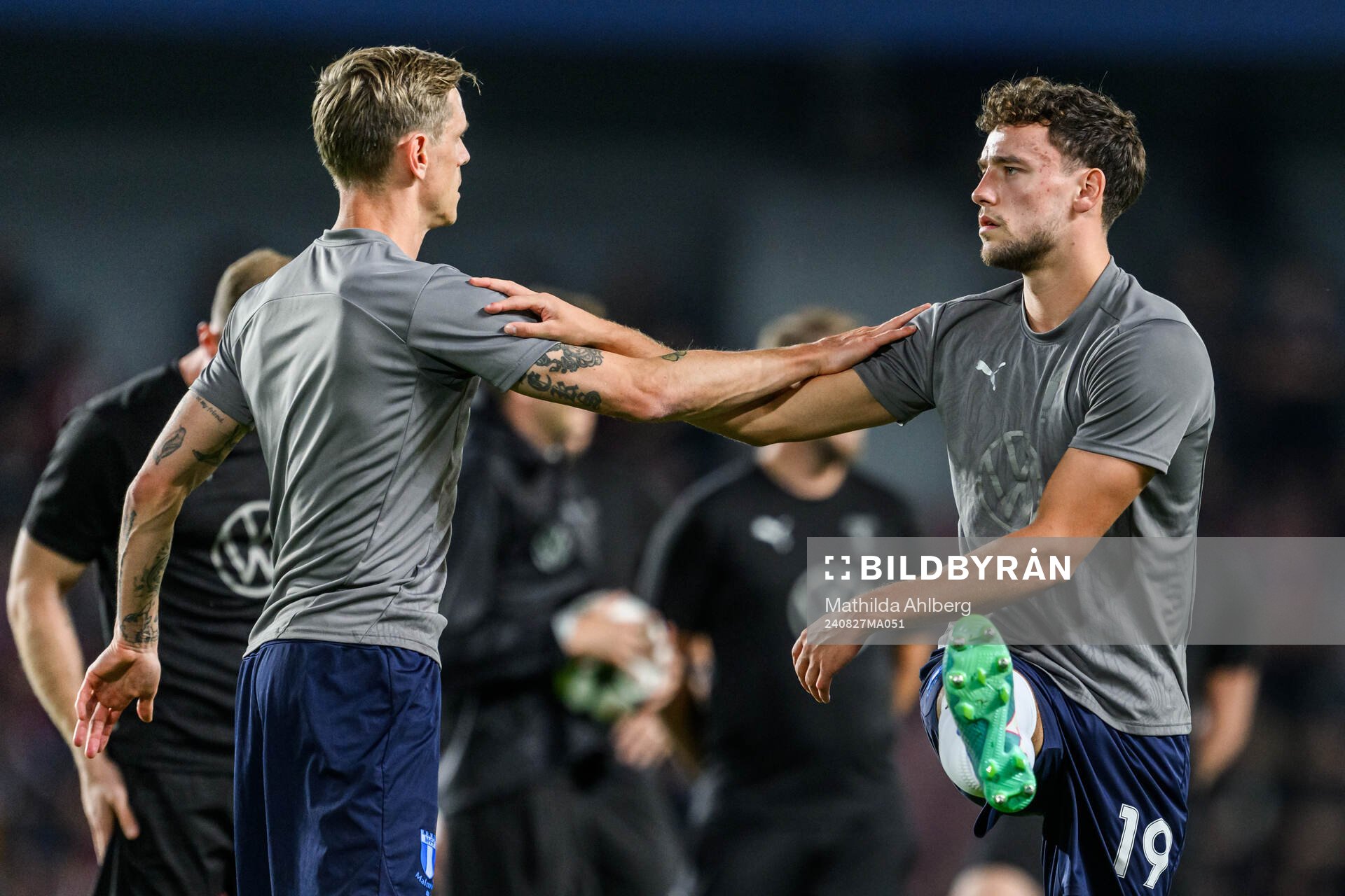 Søren Rieks and Colin Rösler of Malmö FF
