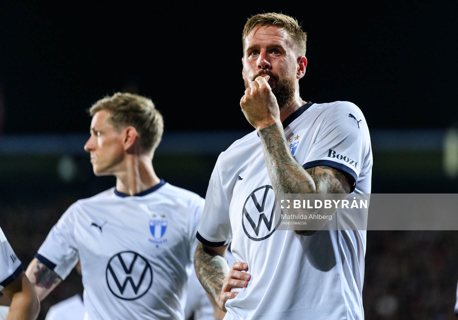 Pontus Jansson of Malmö FF looks dejected