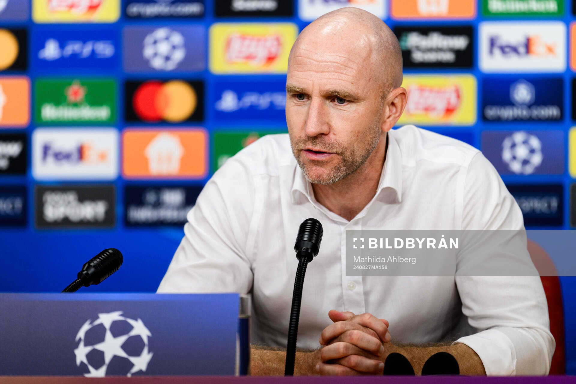 Head coach Henrik Rydström of Malmö FF