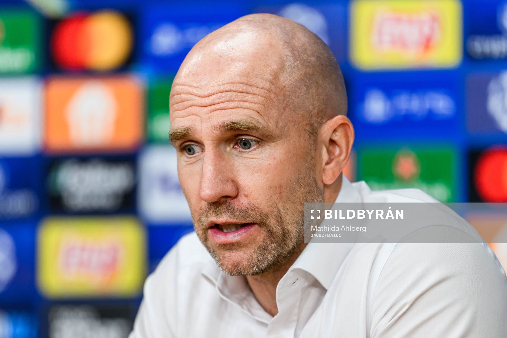 Head coach Henrik Rydström of Malmö FF after the UEFA Champions League football match between Sparta Prague and Malmö FF on August 27, 2024 in Prague.
