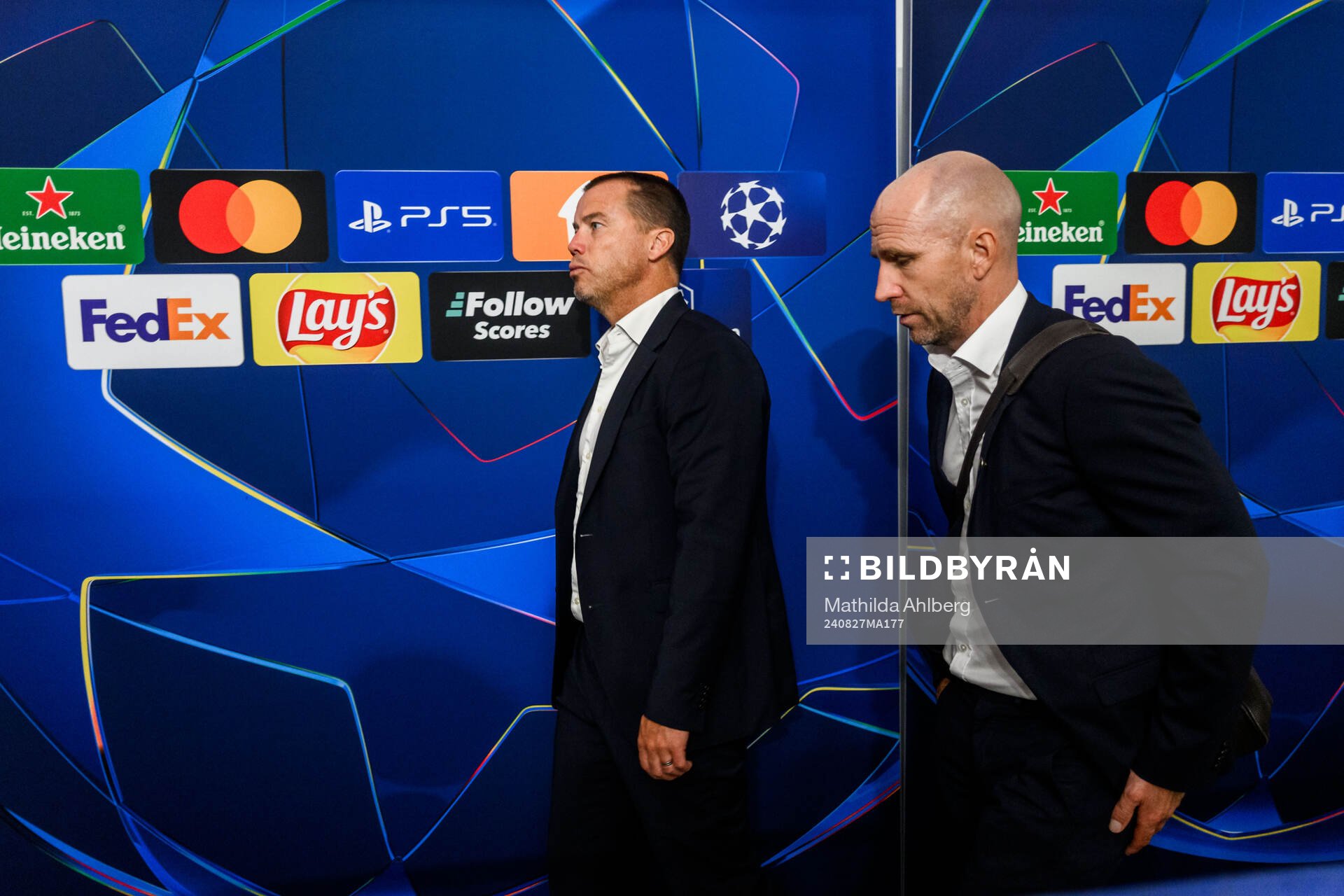 Sports director Daniel Andersson and Head coach Henrik