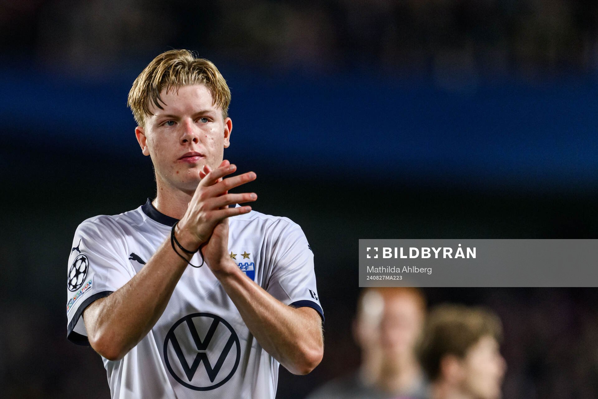 Gabriel Busanello of Malmö FF looks dejected