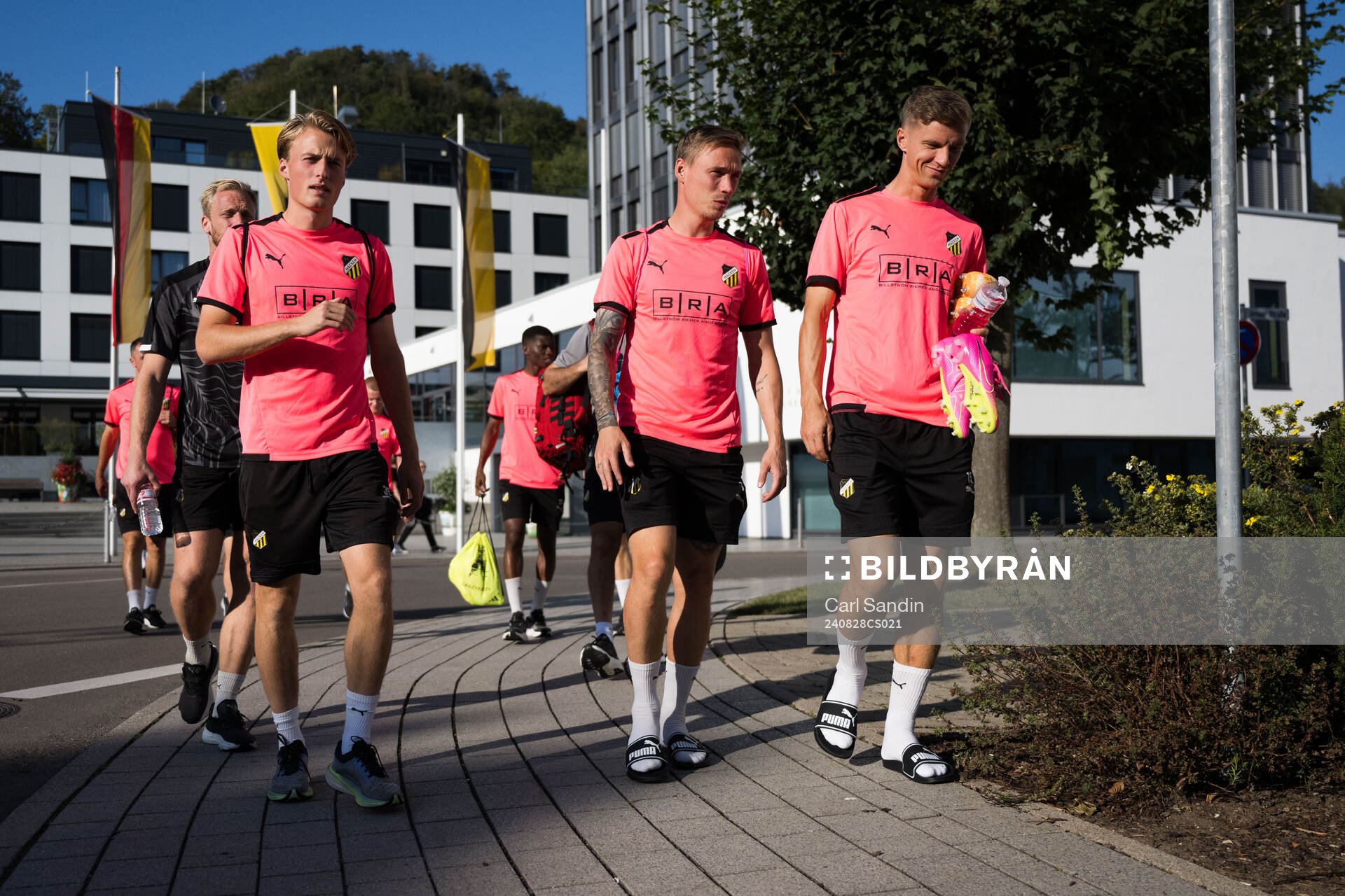 Sigge Jansson, Jacob Barret Laursen and Samuel Leach Holm