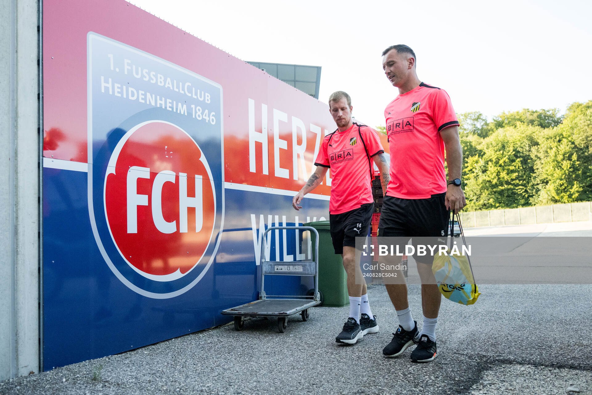 Simon Gustafson and Even Hovland of Häcken