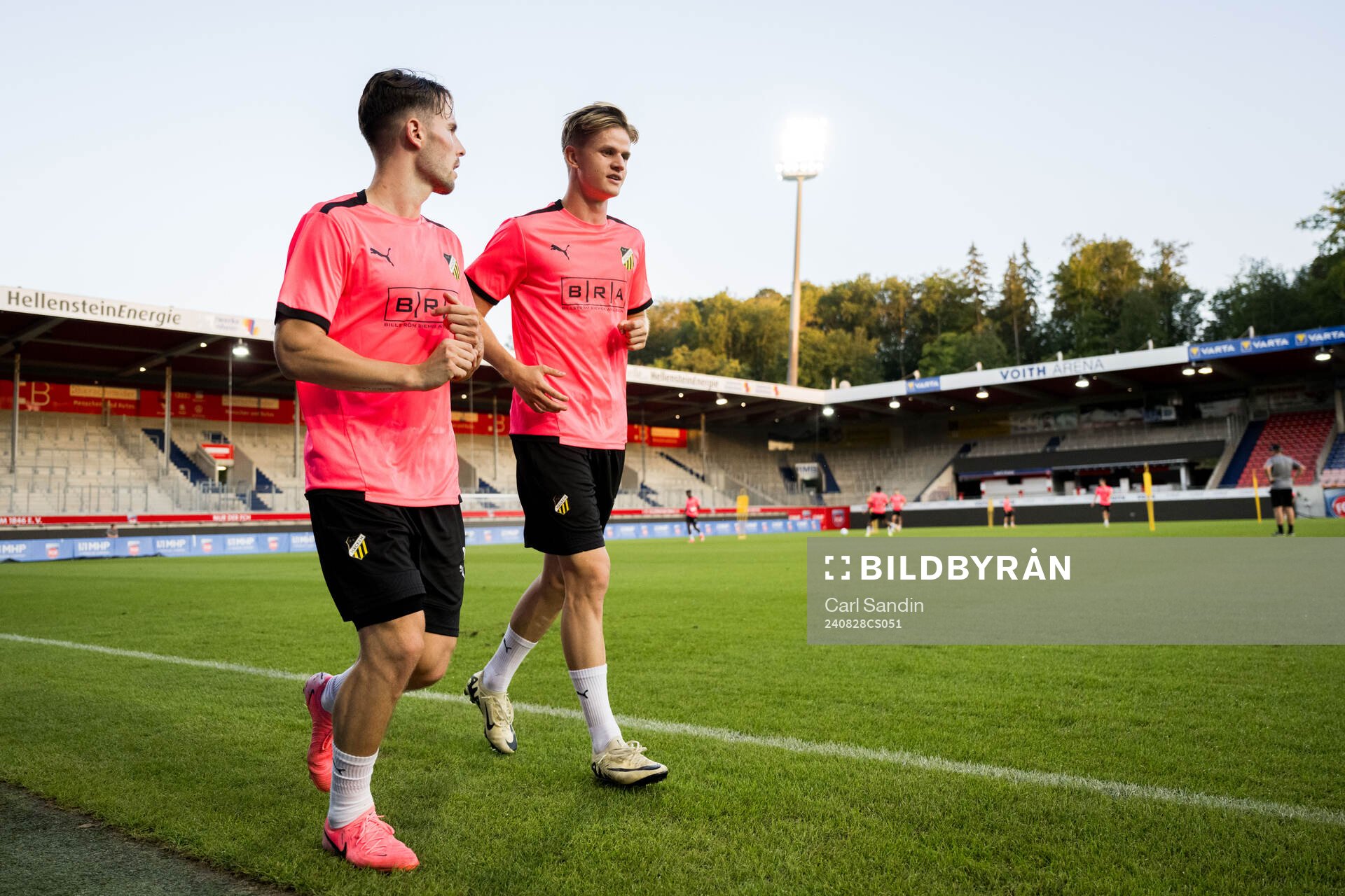 Lars Olden Larsen and Ben Engdahl of Häcken
