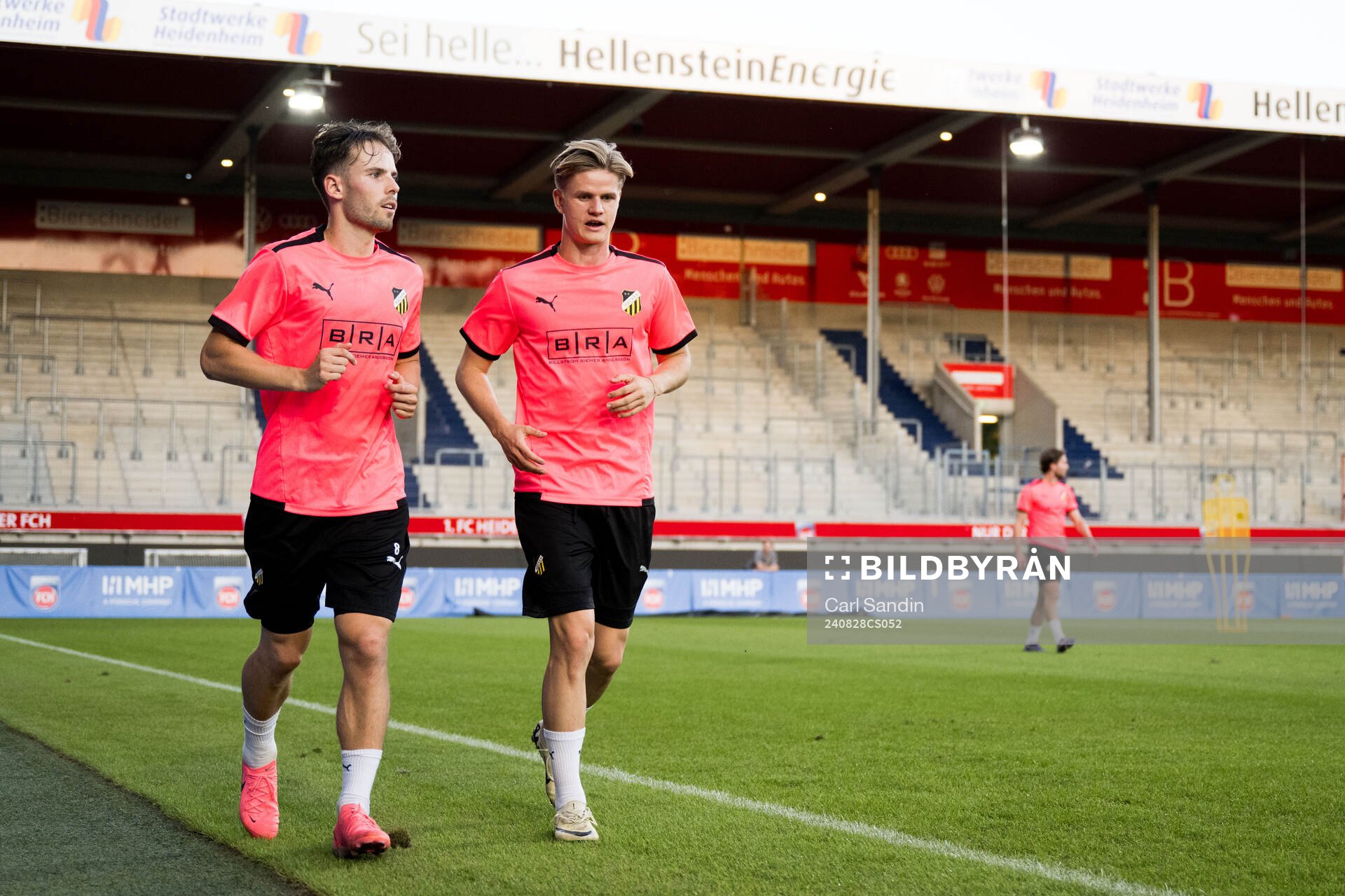 Lars Olden Larsen and Ben Engdahl of Häcken