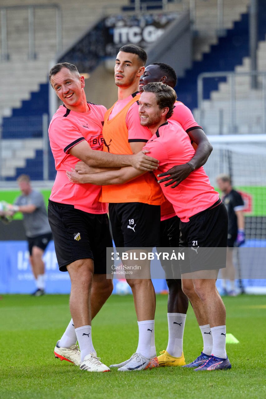 Even Hovland, Srdjan Hrstic, John Paul Dembe and Adam