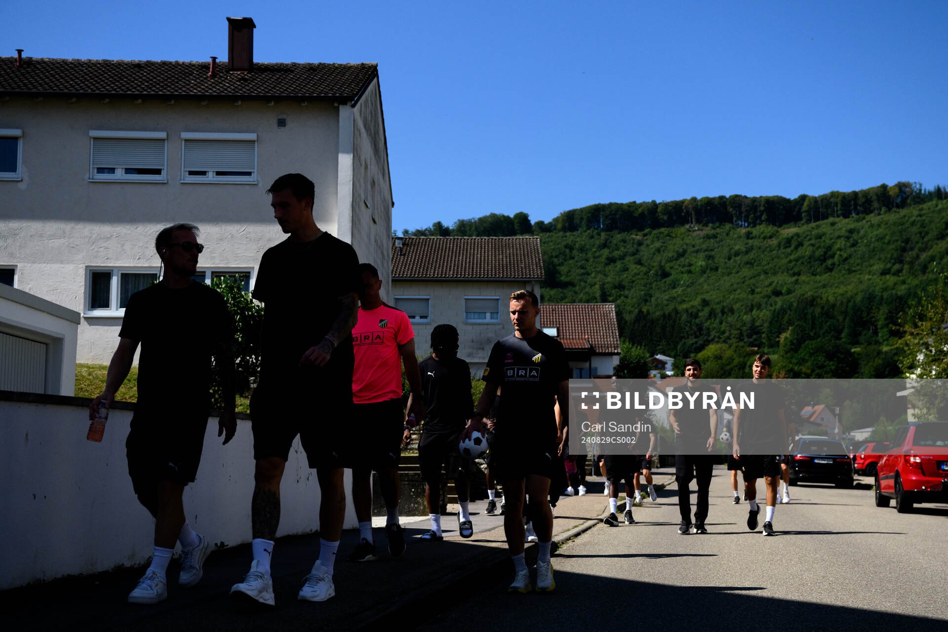 Team walk with Häcken