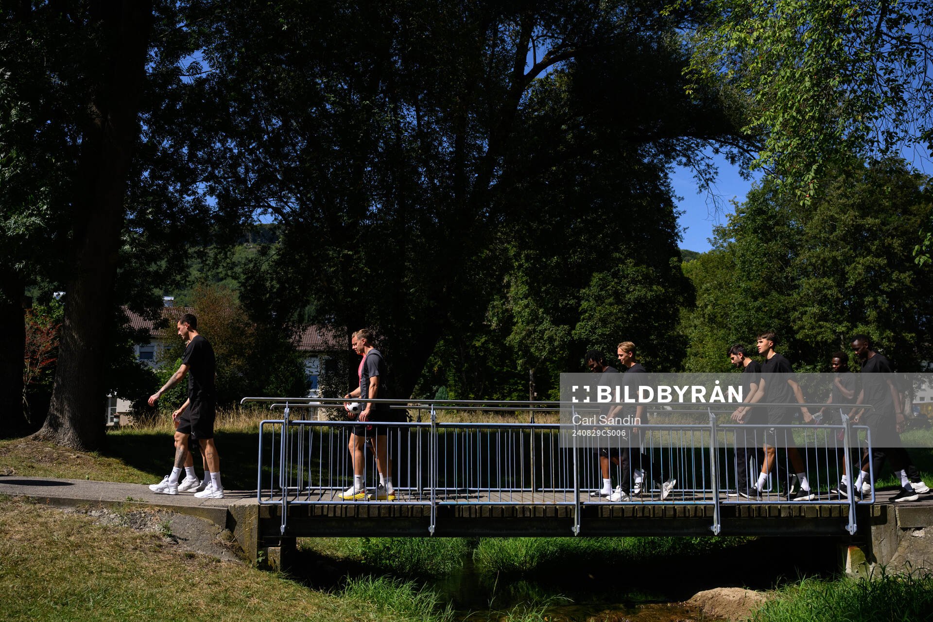Team walk with Häcken