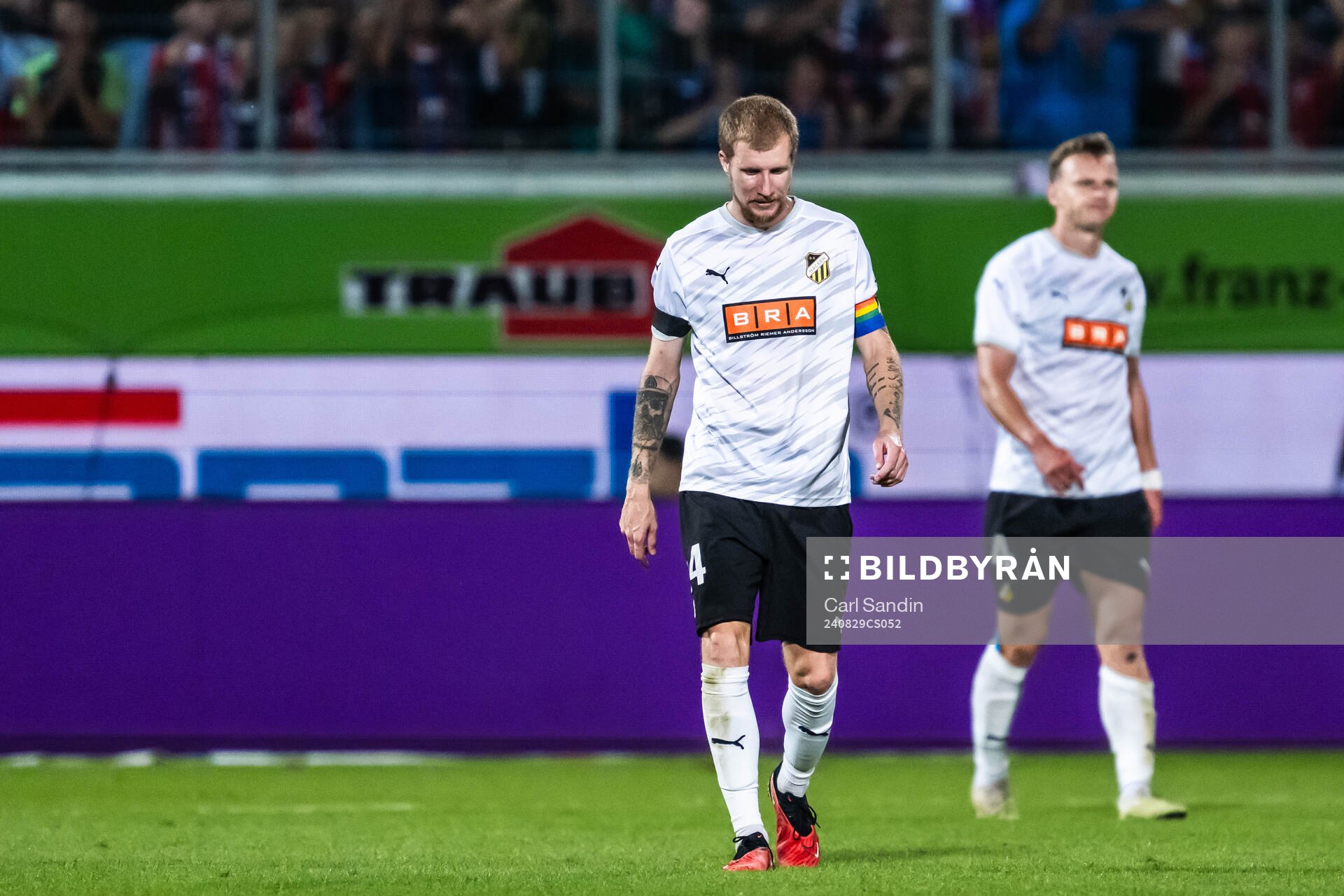 Simon Gustafson of Häcken looks dejected